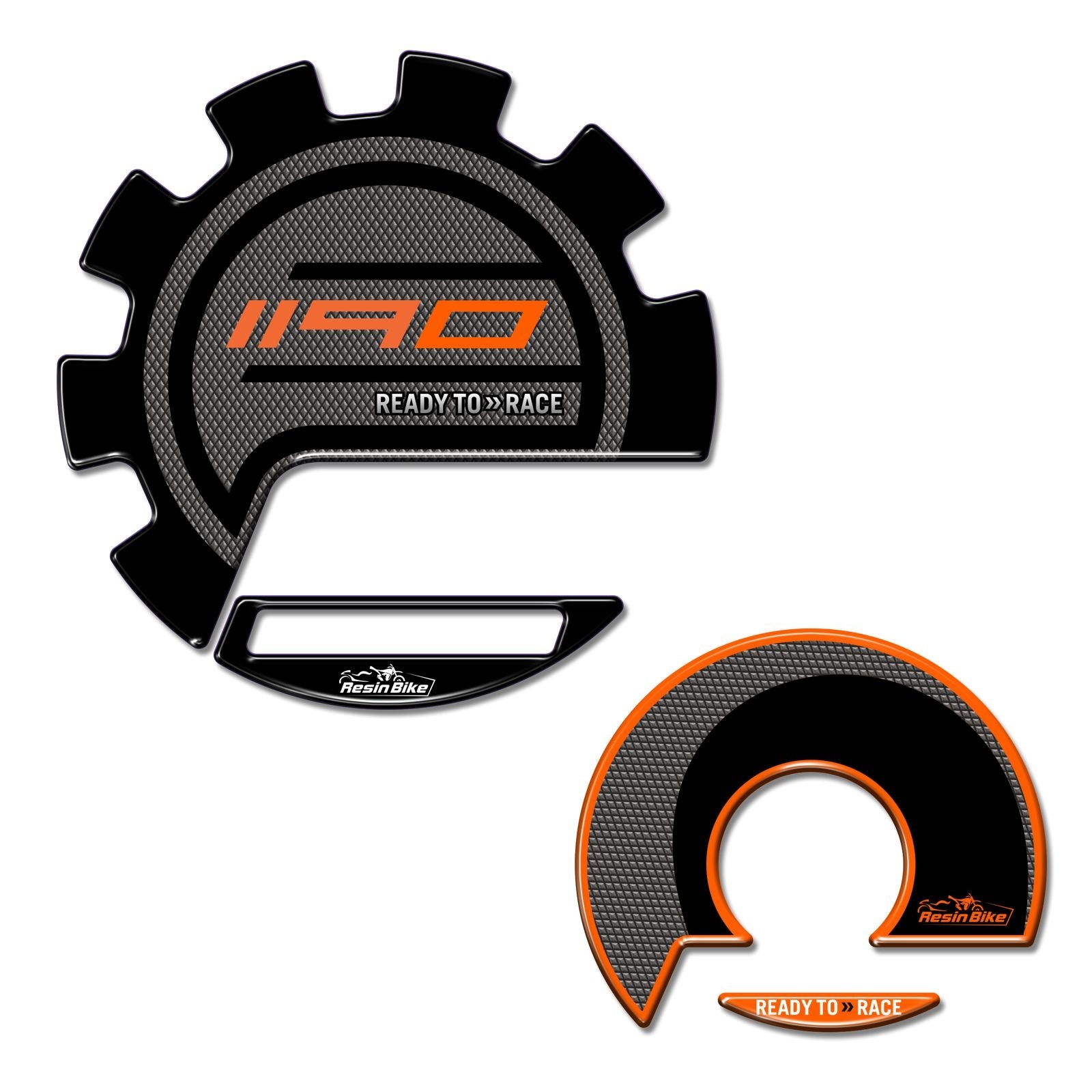 Resin Bike 3D Motorcycle Stickers - Variator Cover | KTM 1190 Adventure 2013>2016 - Pyramid Motorcycle Accessories