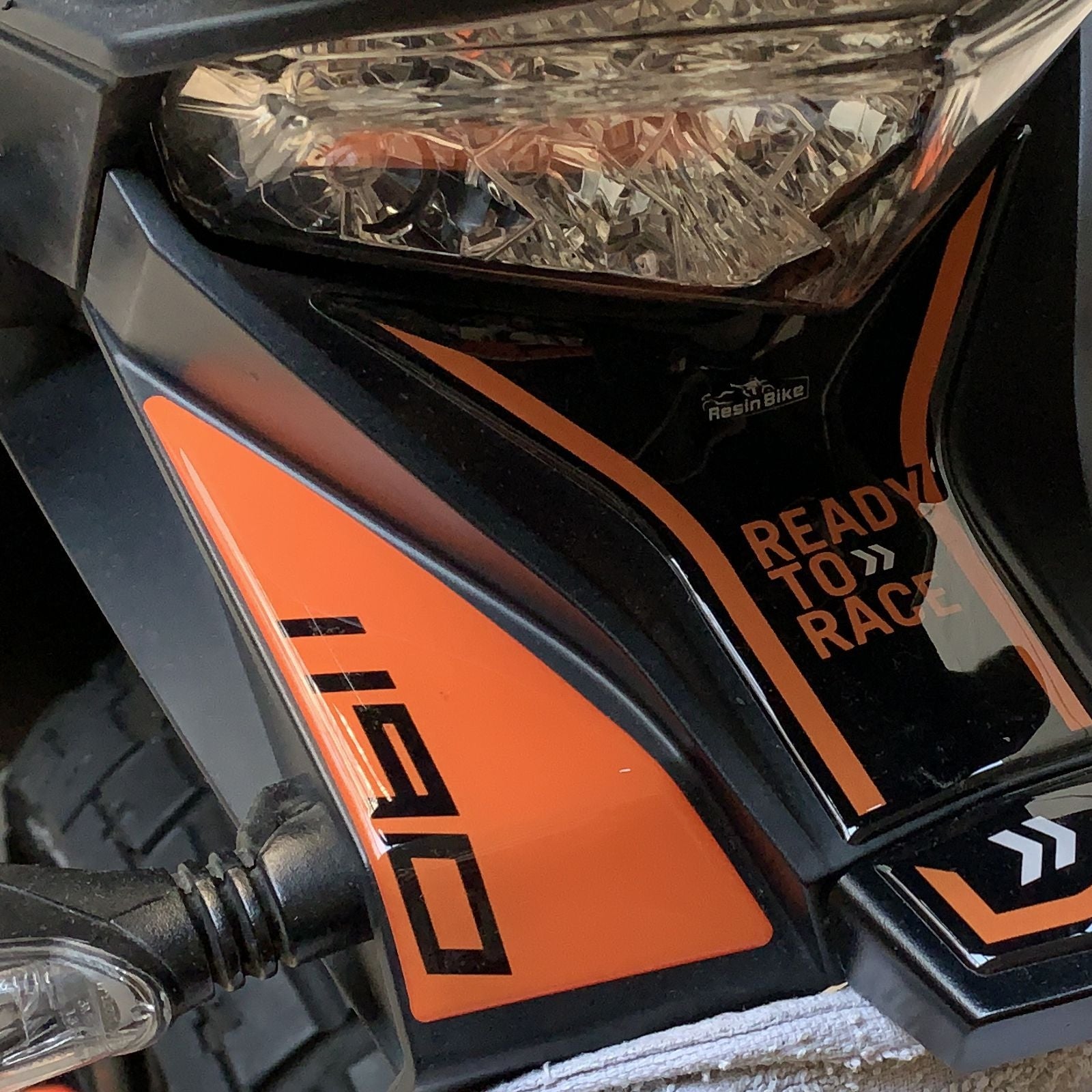 Resin Bike 3D Motorcycle Stickers - Tail Section | KTM 1190 Adventure 2013>2016 RB-1000153800006 - Pyramid Motorcycle Accessories