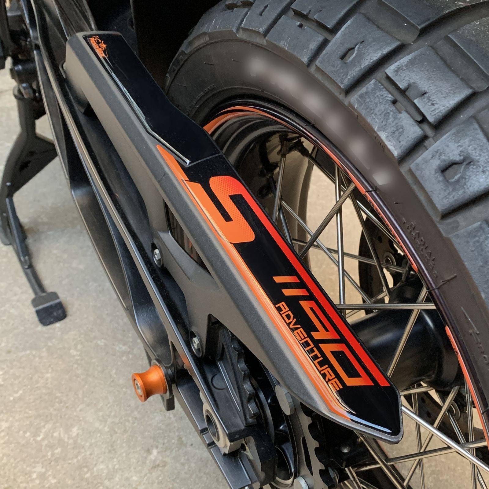 Resin Bike 3D Motorcycle Stickers - Tail Section | KTM 1190 Adventure 2013>2016 RB-1000153900003 - Pyramid Motorcycle Accessories