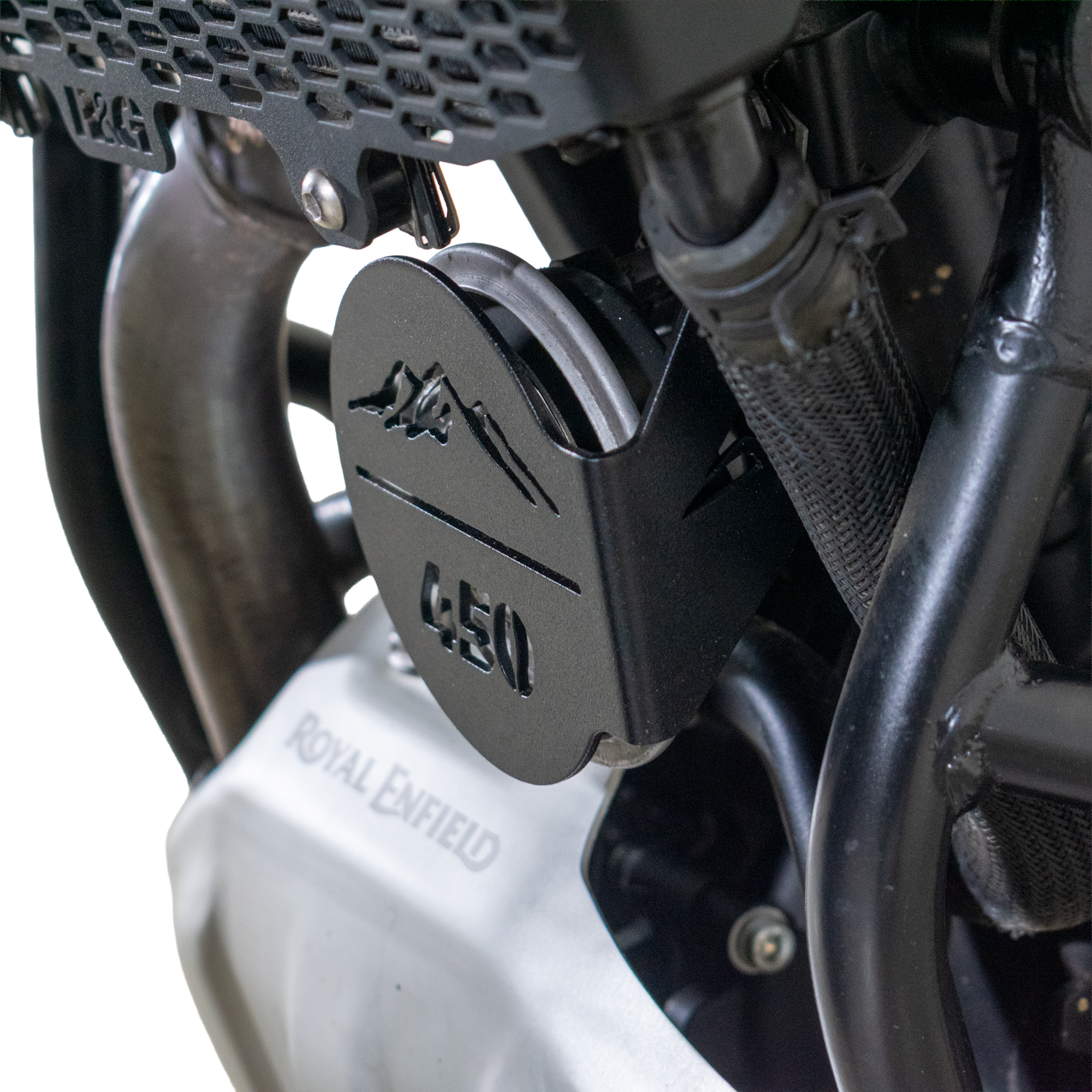 Pyramid Horn Cover | Black | Royal Enfield Himalayan 450 2024>Current - Pyramid Motorcycle Accessories