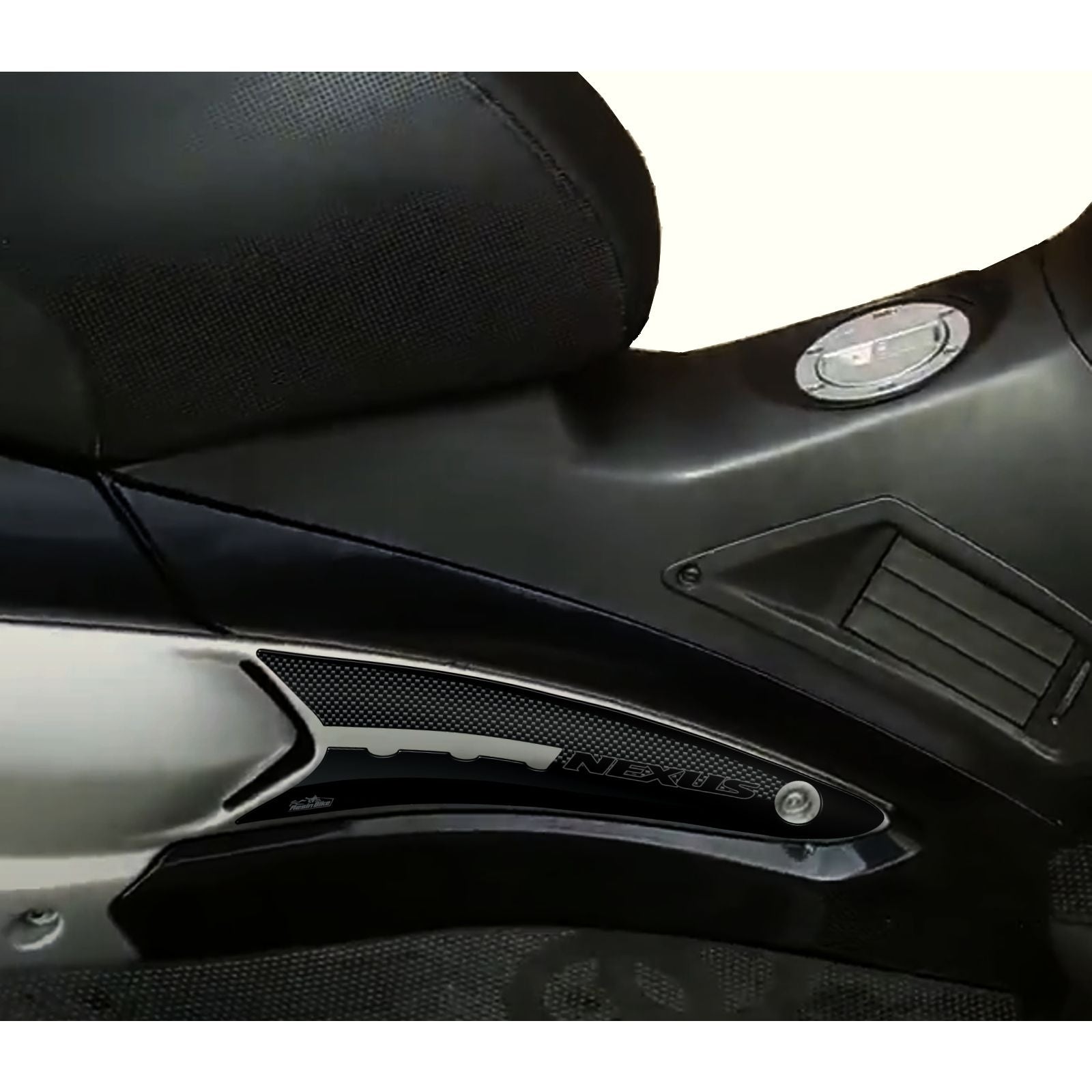 Resin Bike 3D Motorcycle Stickers - Footboard | Gilera Nexus 300/500 2007>2013 RB-1000156000007 - Pyramid Motorcycle Accessories