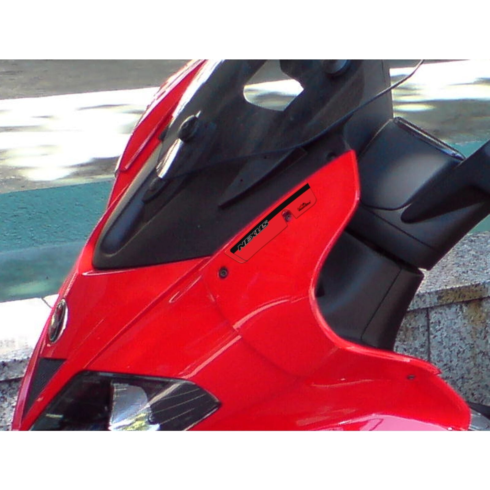 Resin Bike 3D Motorcycle Stickers - Front Fender | Gilera Nexus 300/500 2007>2013 RB-1000156300008 - Pyramid Motorcycle Accessories
