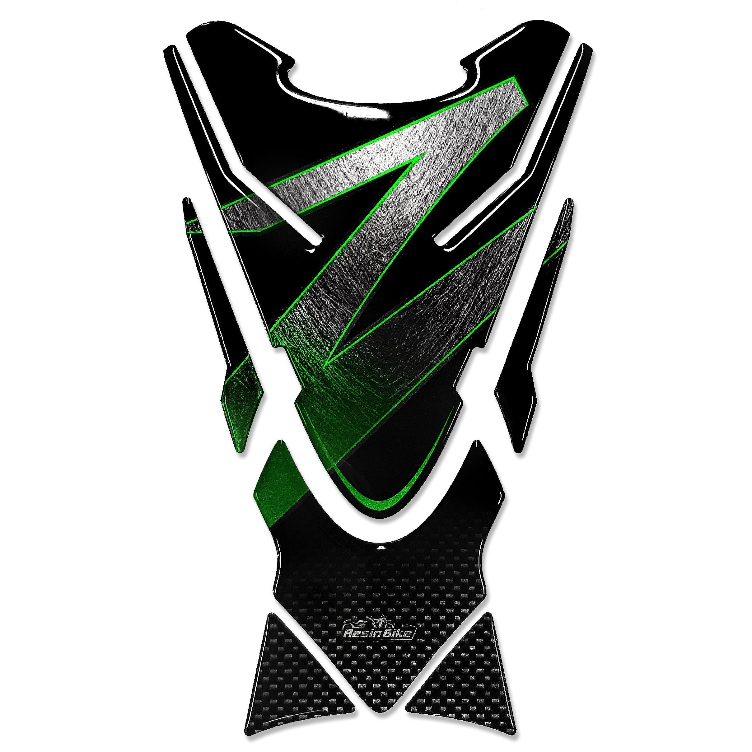 Resin Bike 3D Motorcycle Stickers - Tank Pad | Kawasaki Z 750/Z 1000 2017>2020 RB-1000157800002 - Pyramid Motorcycle Accessories