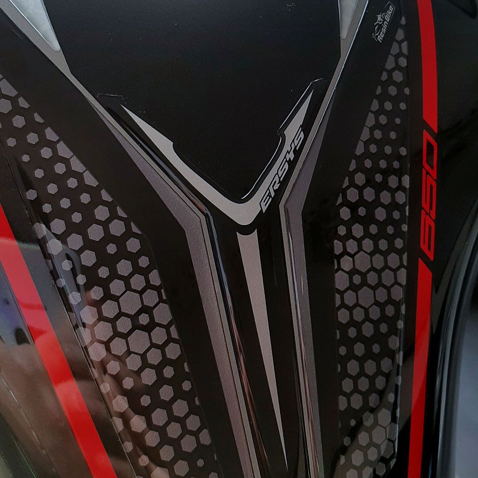 Resin Bike 3D Motorcycle Stickers - Tank Pad | Kawasaki Versys 650 2017>2021 RB-1000158000005 - Pyramid Motorcycle Accessories
