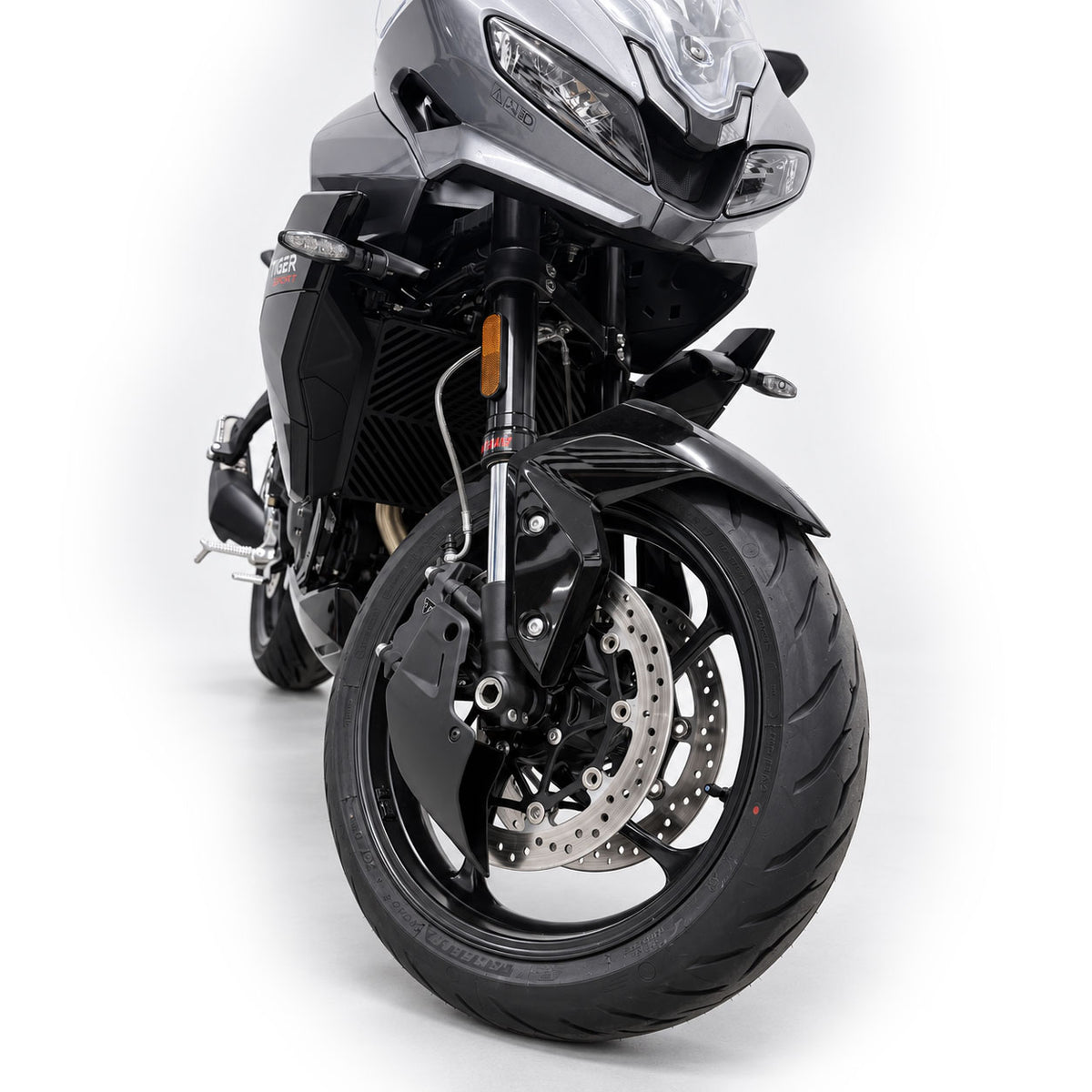 Pyramid Brake Caliper Ducts | Matte Black | Triumph Models 2024>Current