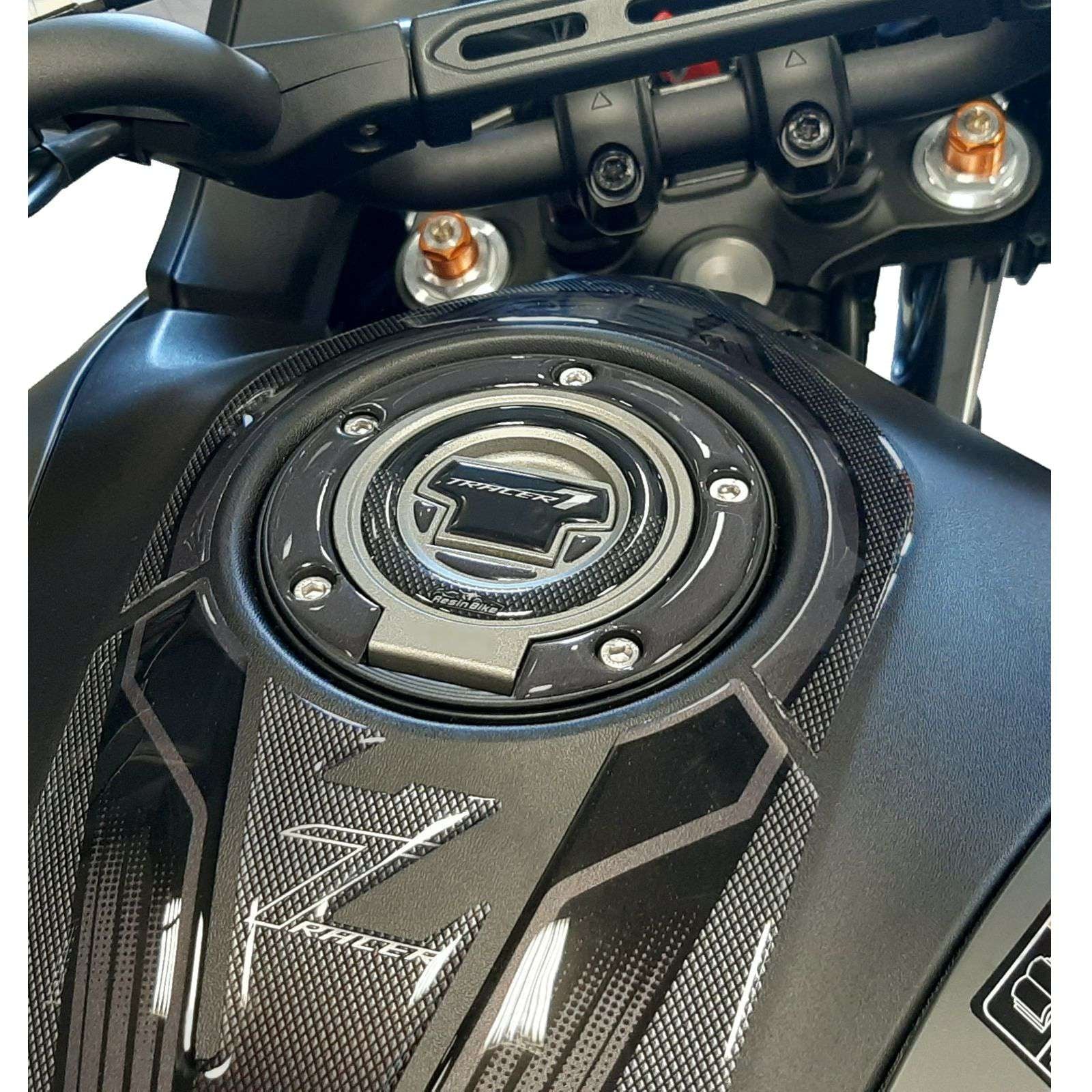 Resin Bike 3D Motorcycle Stickers - Fuel Cap | Yamaha Tracer 7 2021>2024 RB-1000158500000 - Pyramid Motorcycle Accessories
