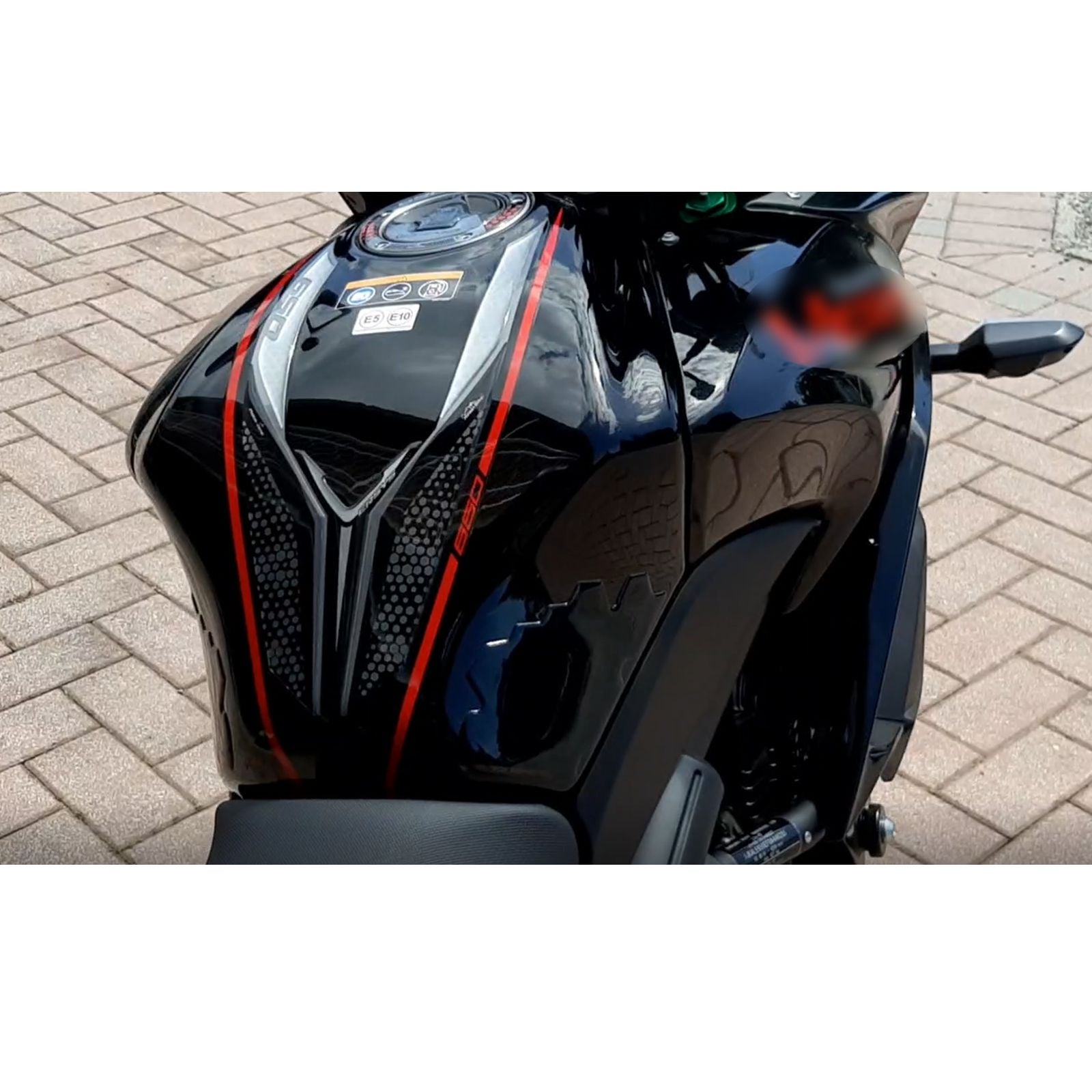 Resin Bike 3D Motorcycle Stickers - Tank Sides | Kawasaki Versys 650 2017>2021 RB-1000437800005 - Pyramid Motorcycle Accessories