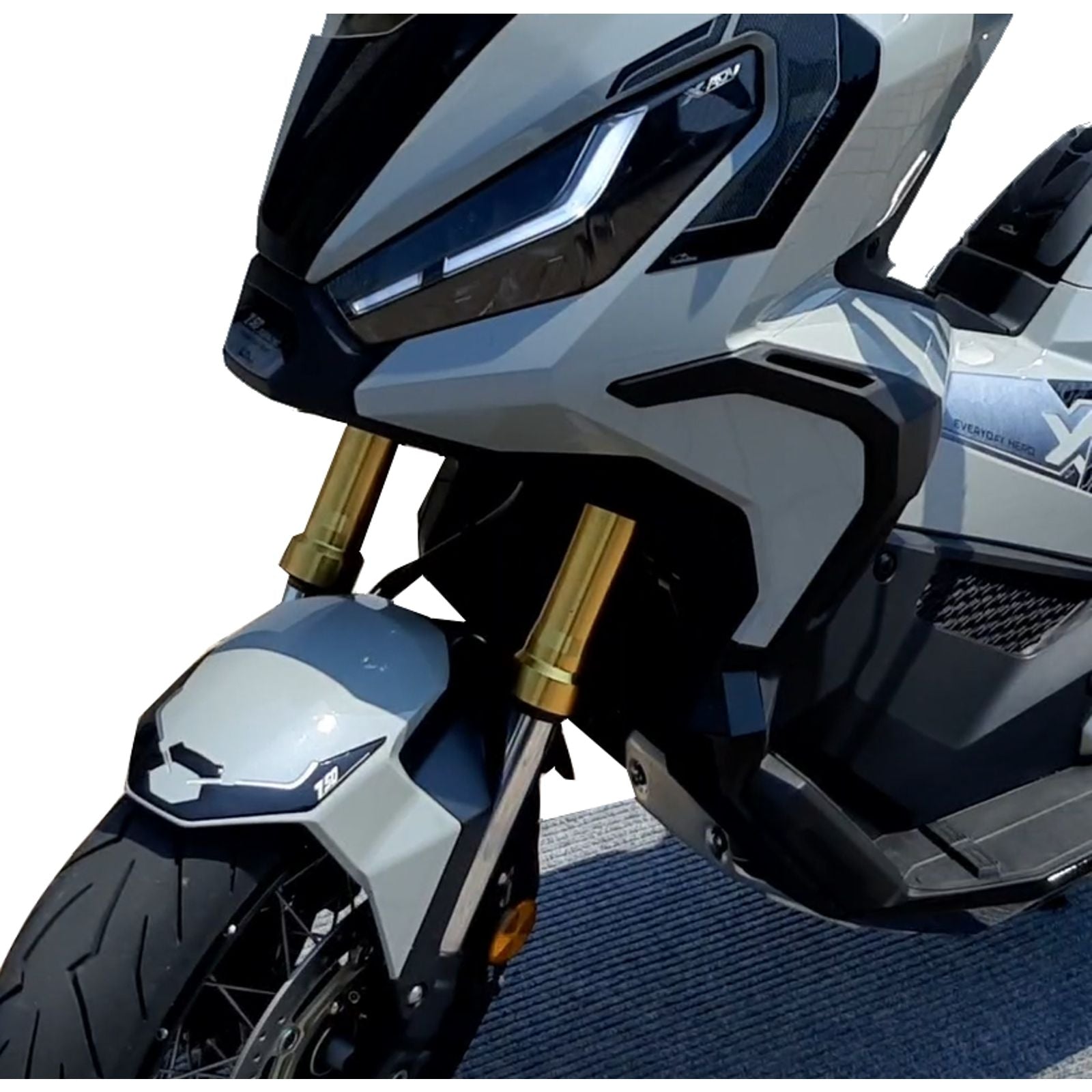 Resin Bike 3D Motorcycle Stickers - Front Fender | Honda X-Adv 2021>2024 - Pyramid Motorcycle Accessories