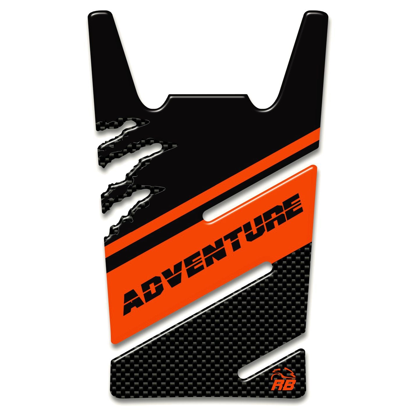 Resin Bike 3D Motorcycle Stickers - Tank Pad | KTM 1050 Adventure - Pyramid Motorcycle Accessories