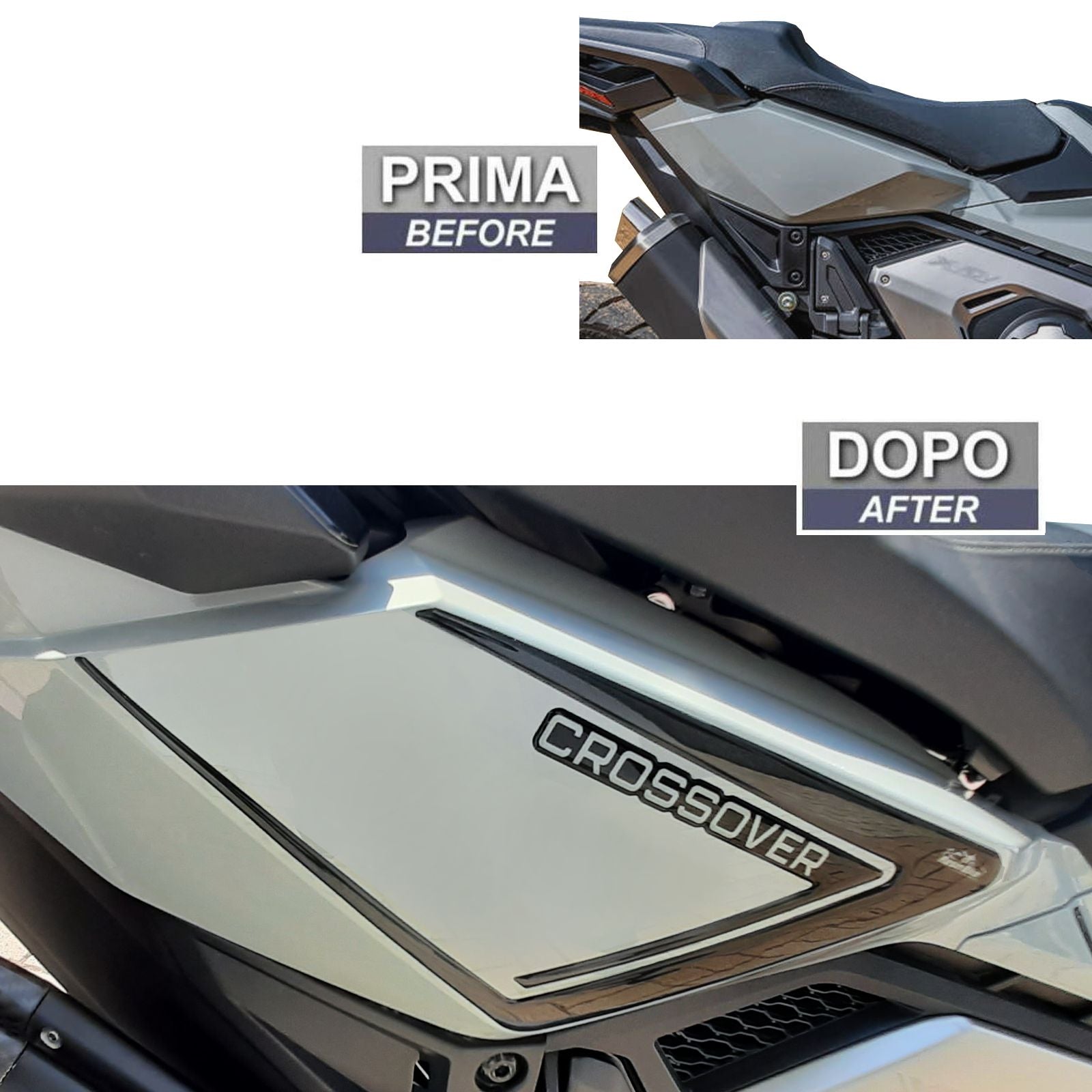 Resin Bike 3D Motorcycle Stickers - Tank Sides | Honda X-Adv 2021>2024 RB-1000441200006 - Pyramid Motorcycle Accessories