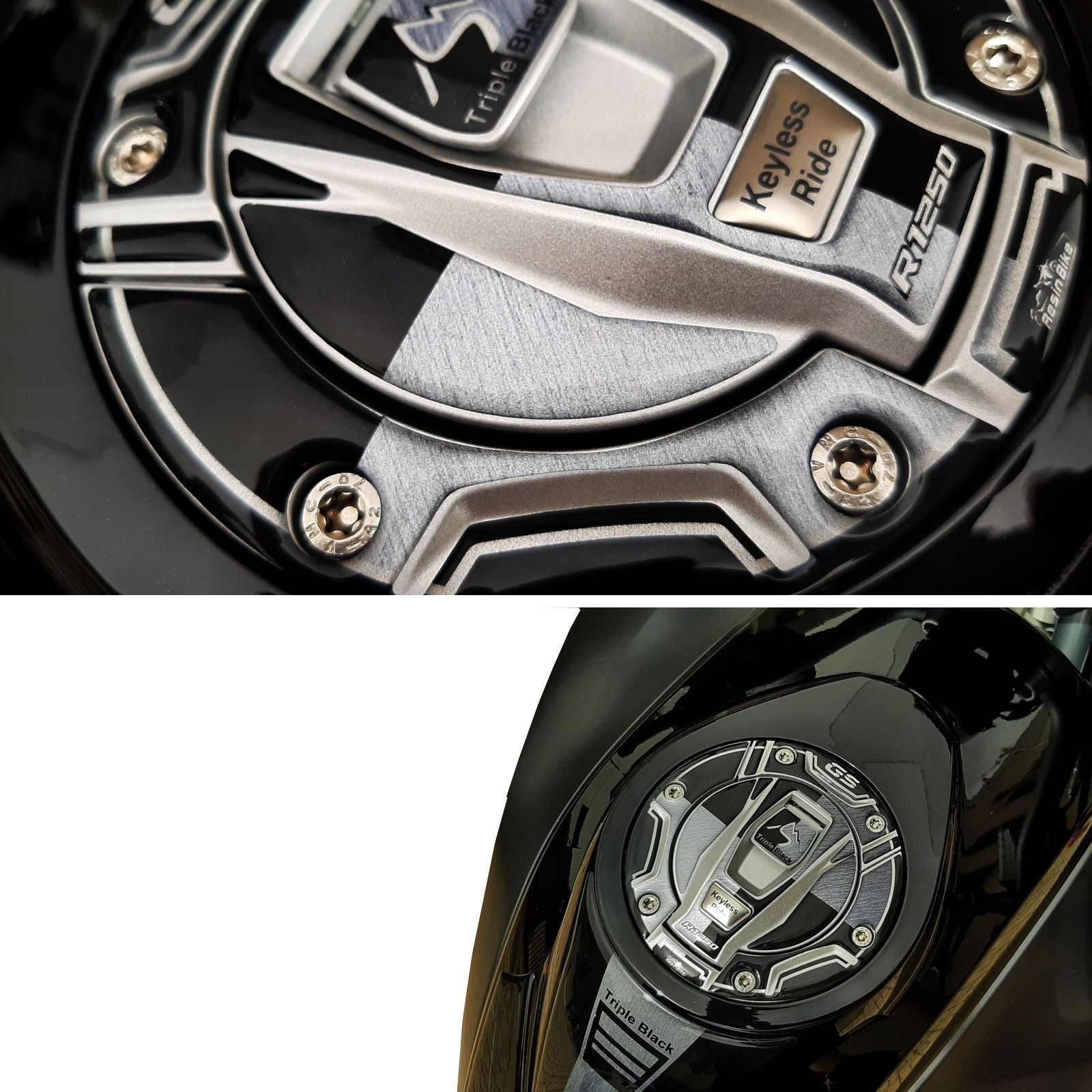Resin Bike 3D Motorcycle Stickers - Fuel Cap | BMW R 1250 GS/GSA 2021>2024 - Pyramid Motorcycle Accessories
