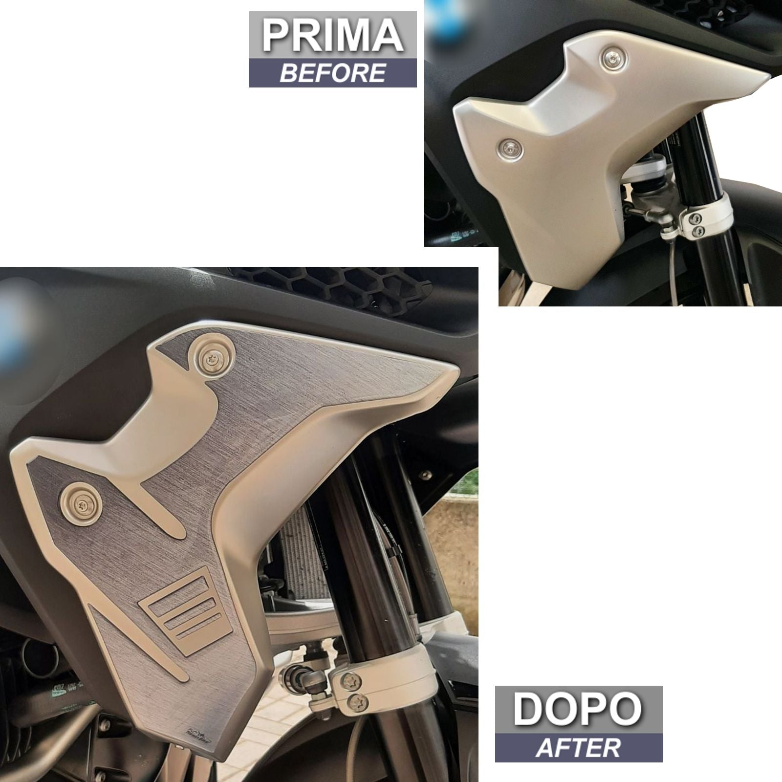 Resin Bike 3D Motorcycle Stickers - Tank Sides | BMW R 1250 GS 2021>2024 RB-1000441500007 - Pyramid Motorcycle Accessories