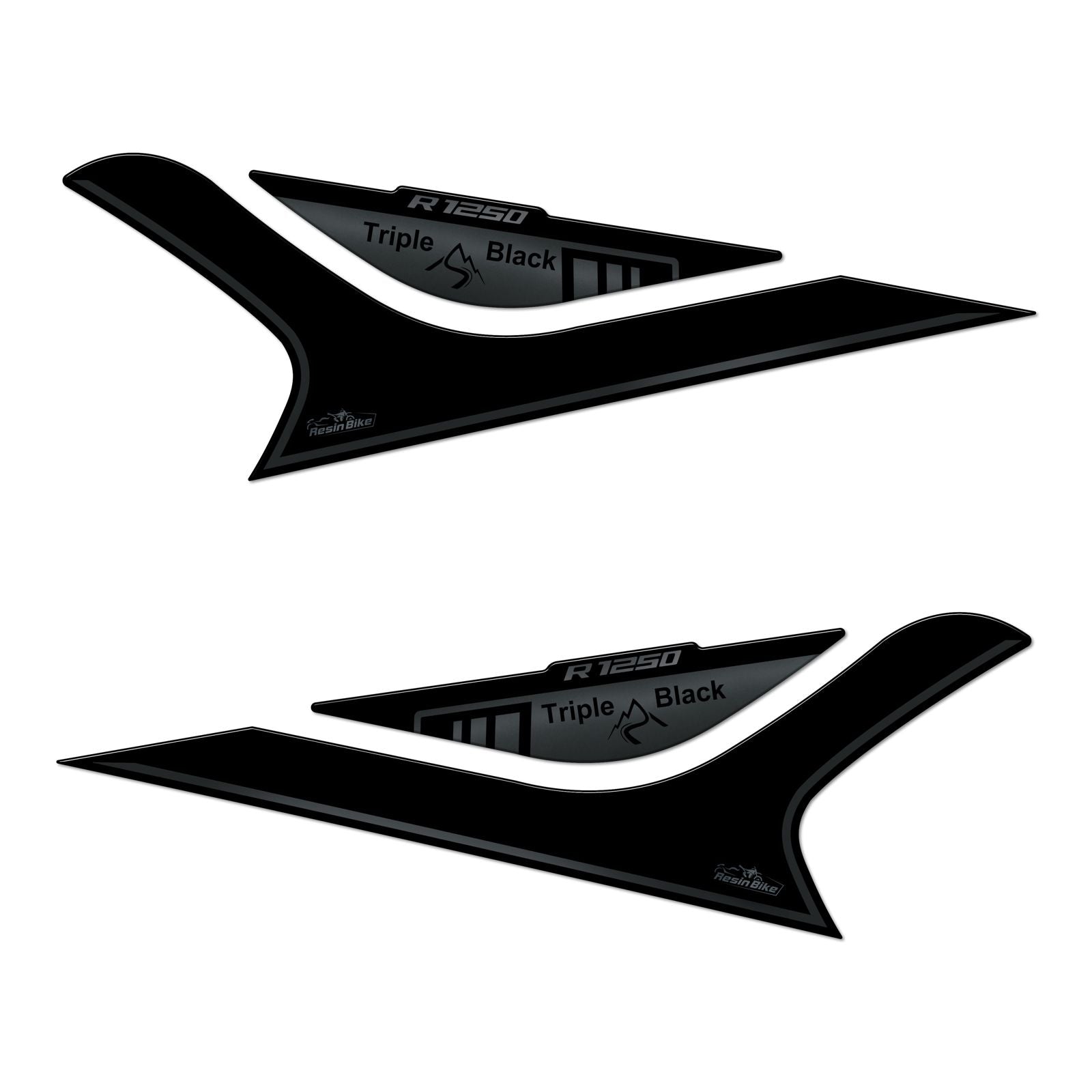 Resin Bike 3D Motorcycle Stickers - Tank Sides | BMW R 1250 GS 2021>2024 - Pyramid Motorcycle Accessories