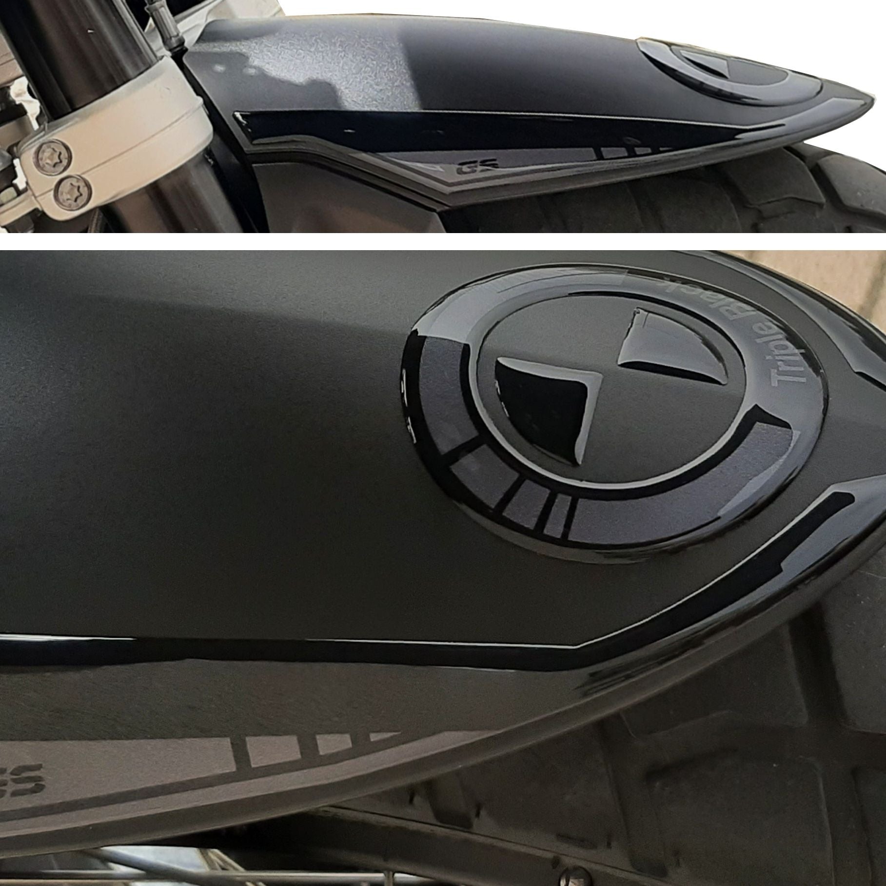 Resin Bike 3D Motorcycle Stickers - Front Fender | BMW R 1250 GS/GSA 2021>2024 - Pyramid Motorcycle Accessories