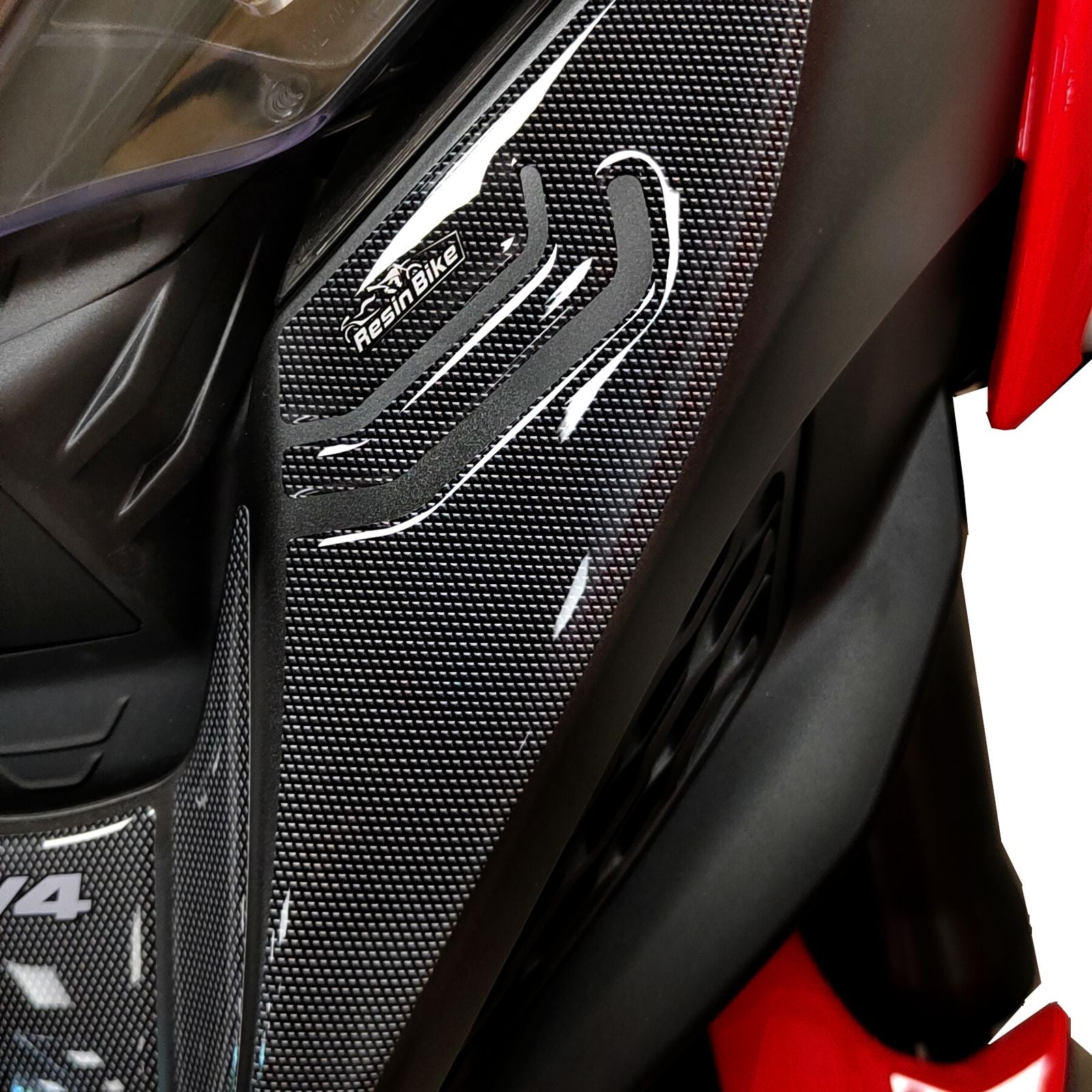 Resin Bike 3D Motorcycle Stickers - Beak | Ducati Multistrada V4 1100 2023>Current - Pyramid Motorcycle Accessories