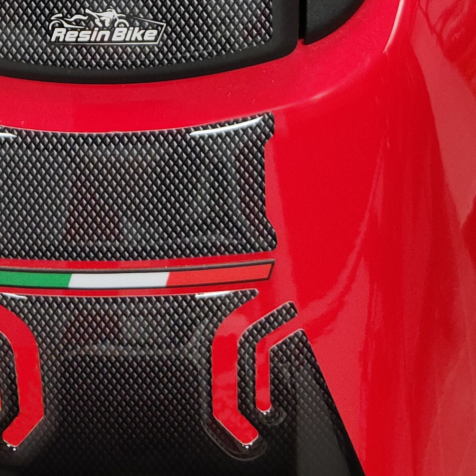 Resin Bike 3D Motorcycle Stickers - Tank Pad | Ducati Multistrada V4 1100 2021>2023 - Pyramid Motorcycle Accessories