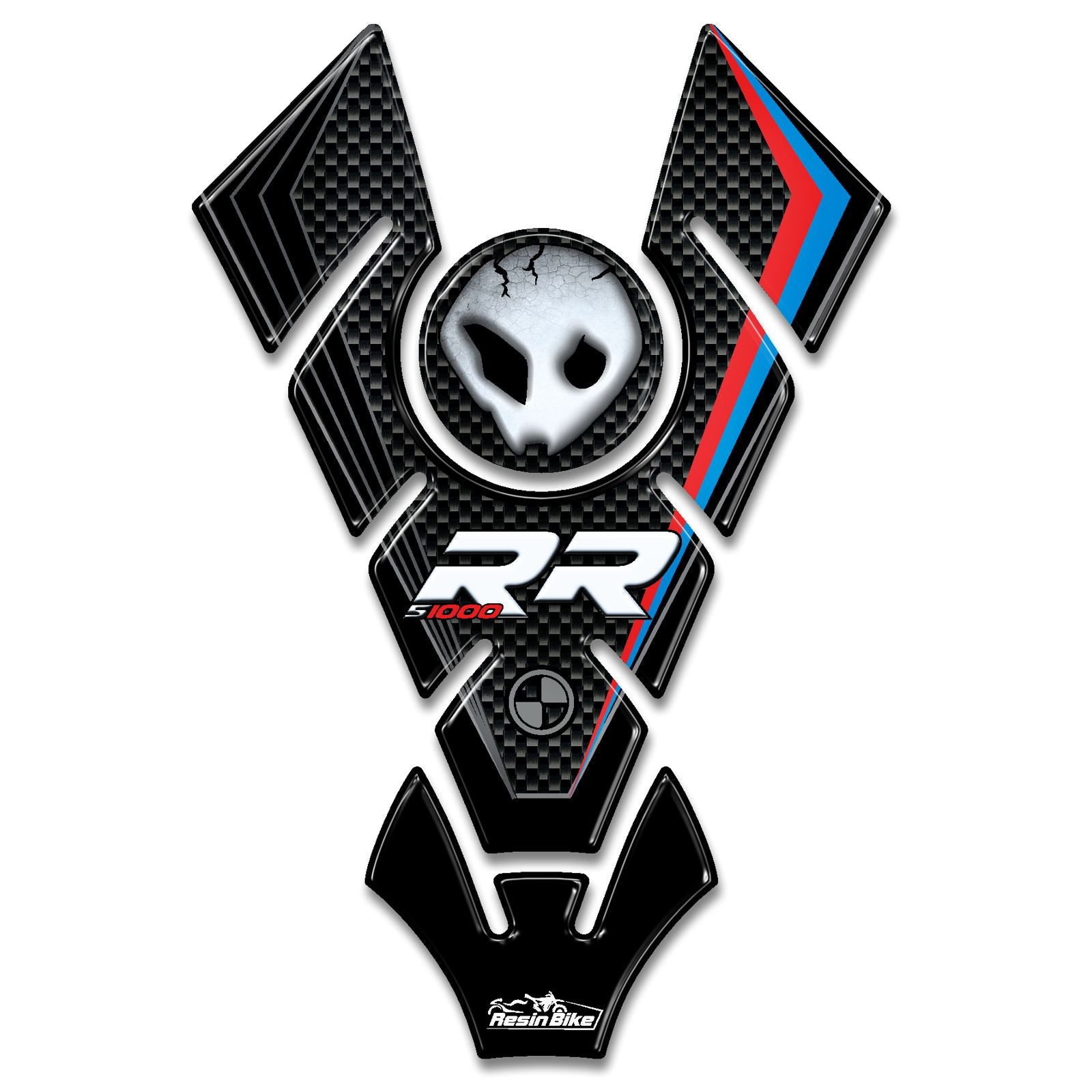 Resin Bike 3D Motorcycle Stickers - Tank Pad | BMW S 1000 RR 2012>2018 - Pyramid Motorcycle Accessories