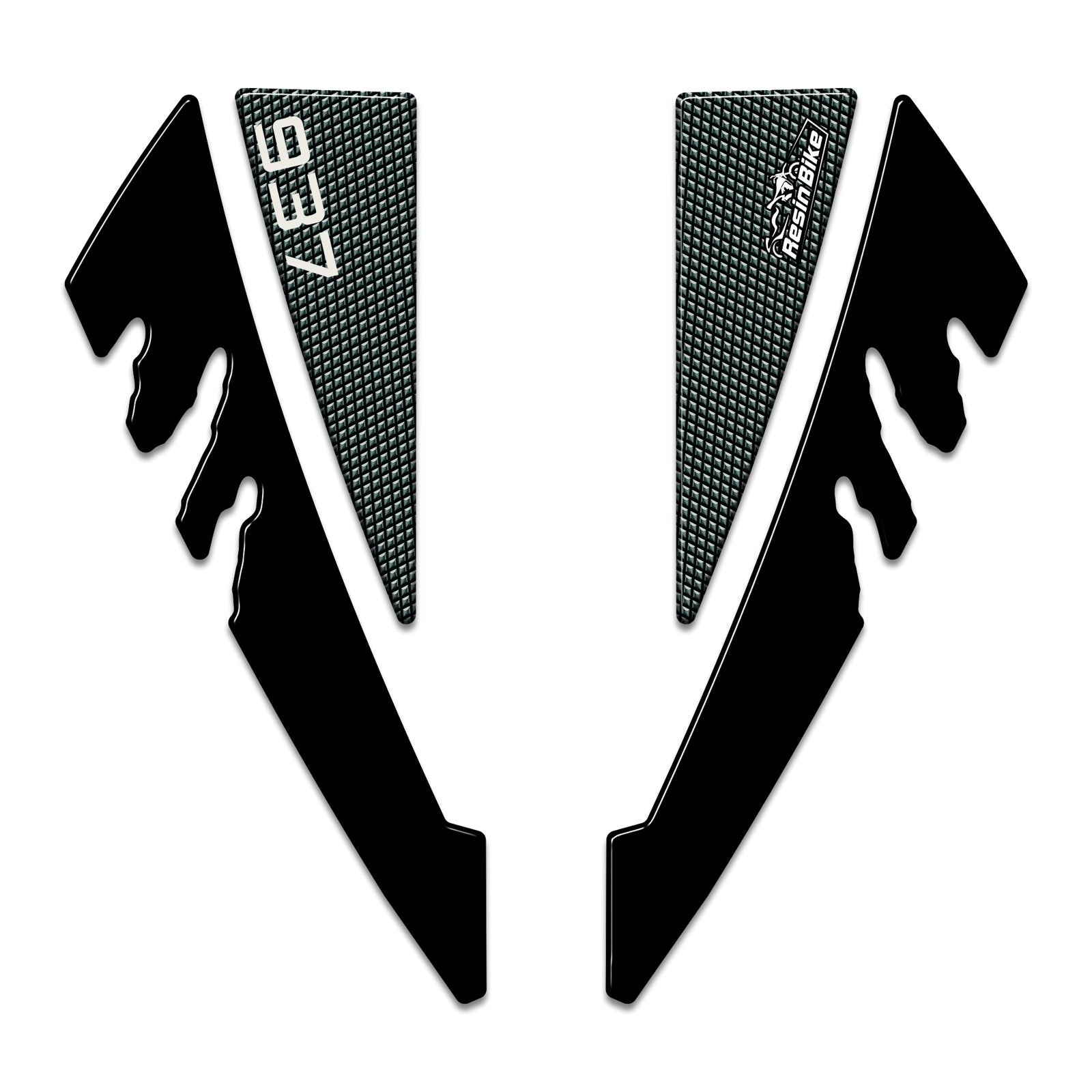 Resin Bike 3D Motorcycle Stickers - Windshield | Ducati Monster 937+ 2021>2025 - Pyramid Motorcycle Accessories