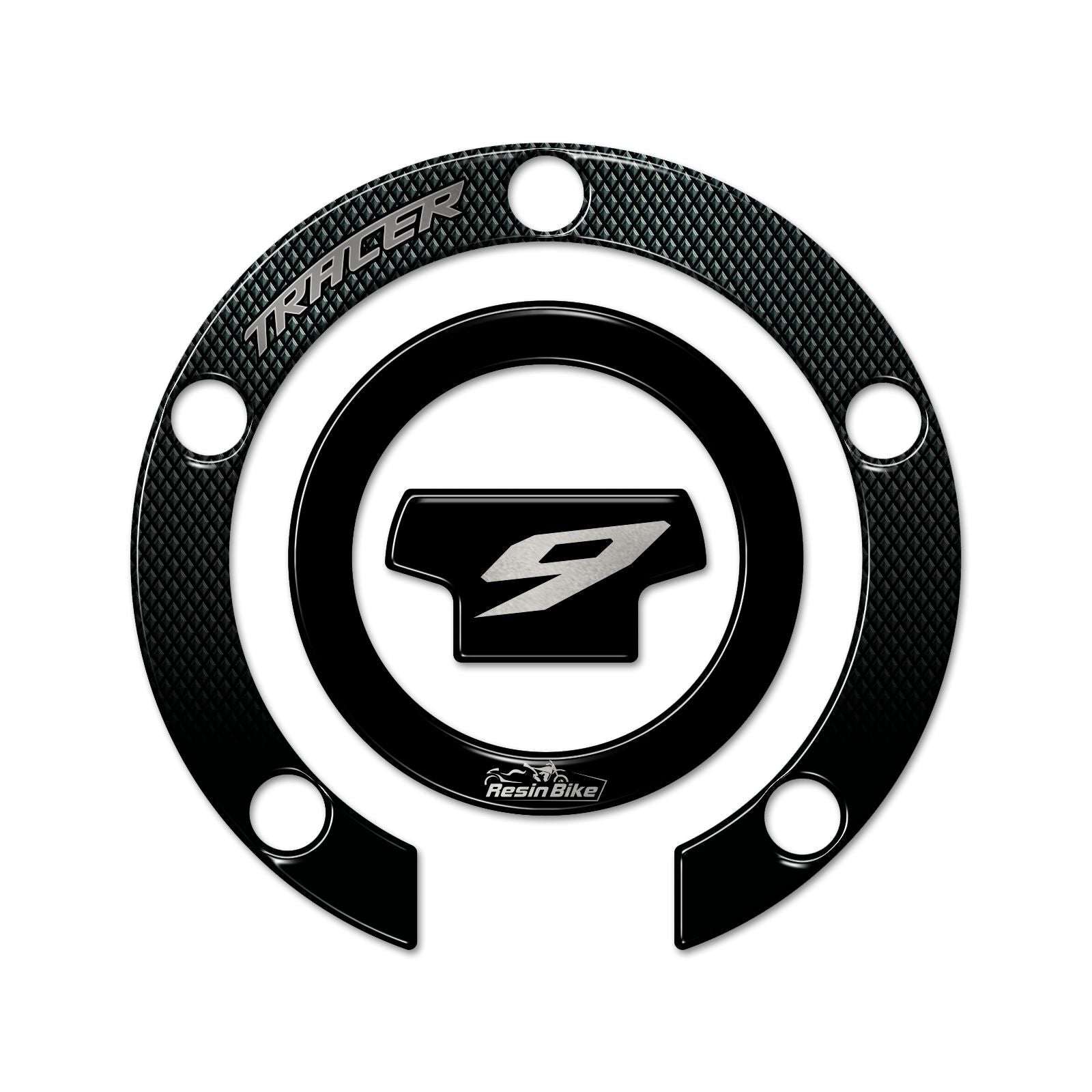 Resin Bike 3D Motorcycle Stickers - Fuel Cap | Yamaha Tracer 9 2021>Current RB-1000444000009 - Pyramid Motorcycle Accessories