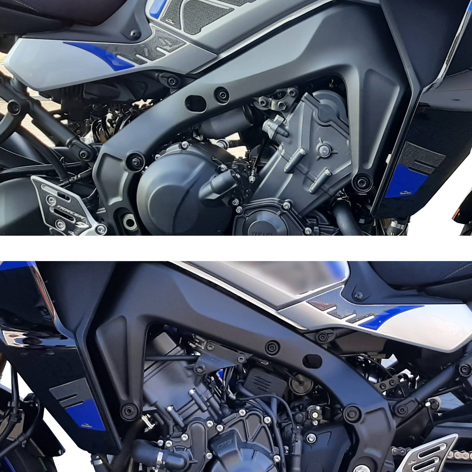Resin Bike 3D Motorcycle Stickers - Tank Sides | Yamaha Tracer 9 2021>Current RB-1000445600000 - Pyramid Motorcycle Accessories