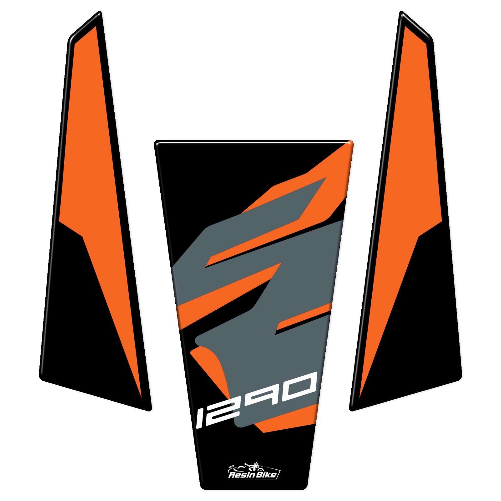 Resin Bike 3D Motorcycle Stickers - Tail Section | KTM 1290 Super Adventure S 2021>2025 - Pyramid Motorcycle Accessories