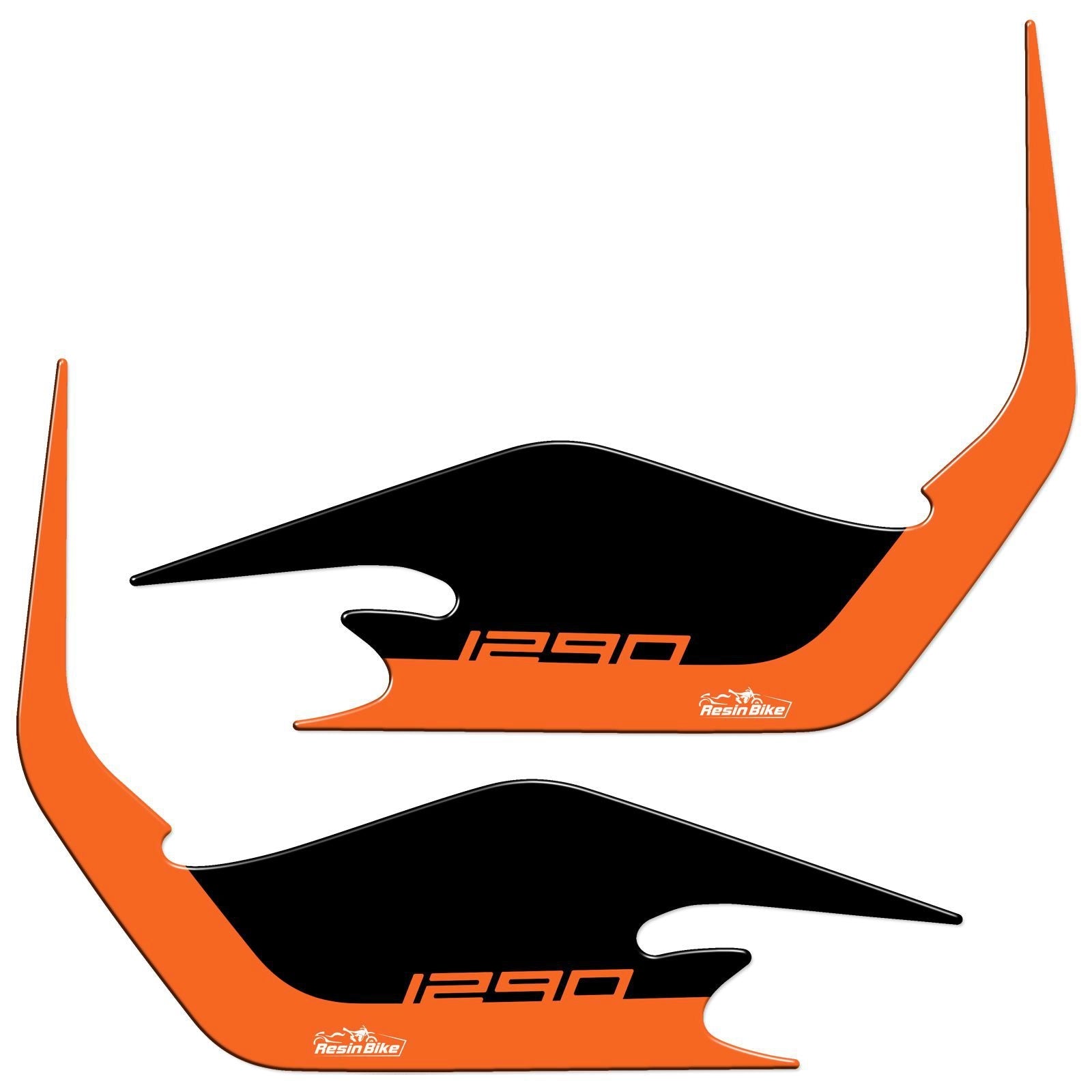 Resin Bike 3D Motorcycle Stickers - Handguards | KTM 1290 Super Adventure S 2021>2025 - Pyramid Motorcycle Accessories