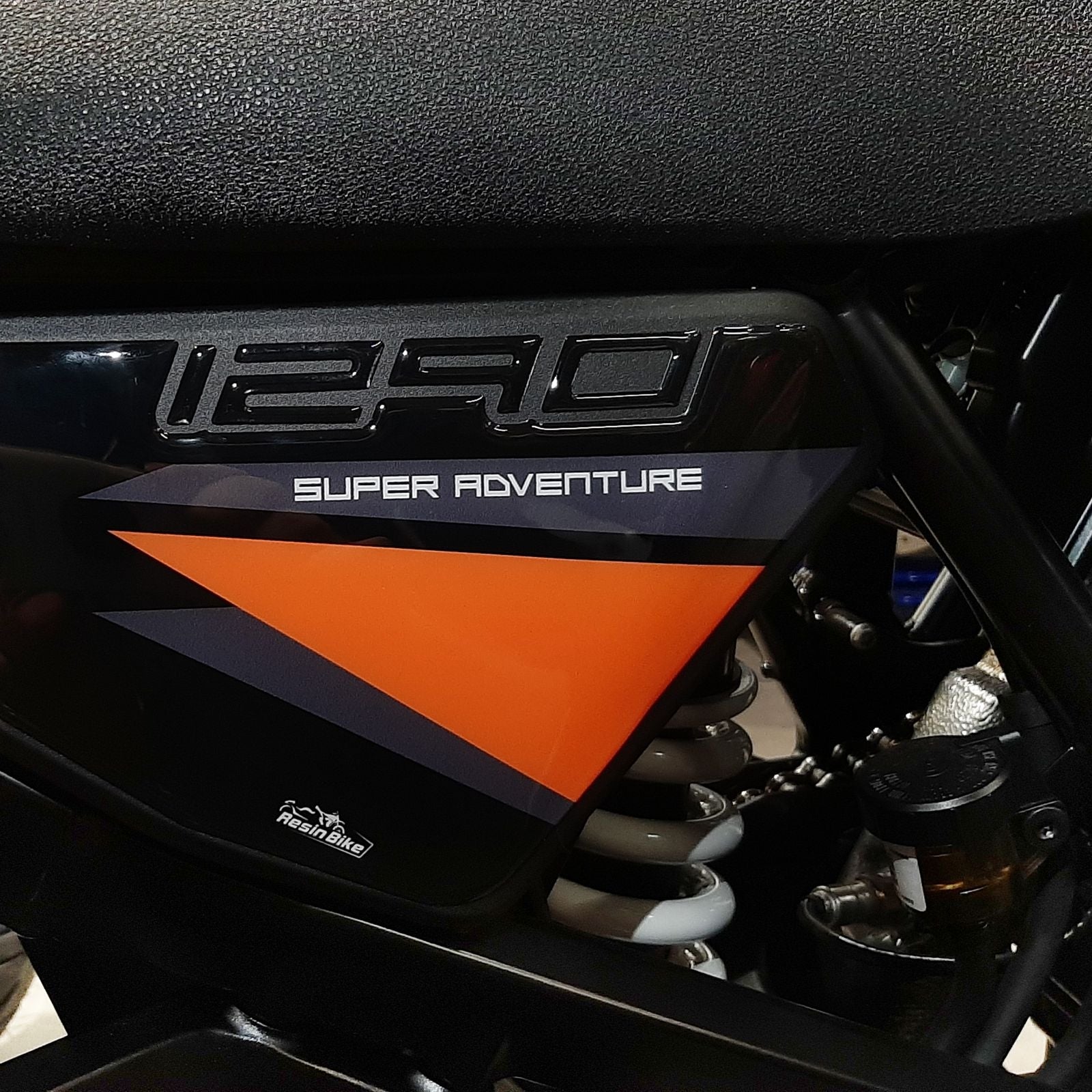 Resin Bike 3D Motorcycle Stickers - Tank Sides | KTM 1290 Super Adventure S 2021>2025 - Pyramid Motorcycle Accessories