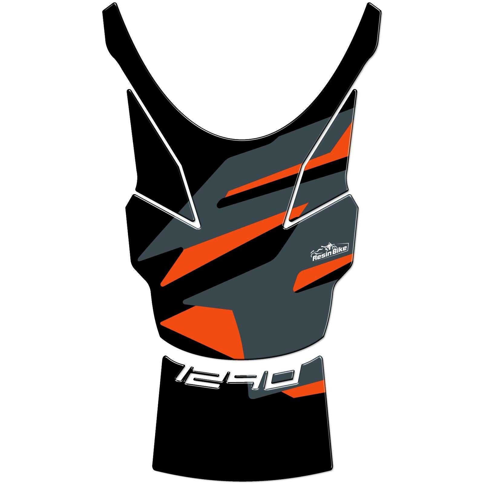 Resin Bike 3D Motorcycle Stickers - Tank Pad | KTM 1290 Super Adventure S 2021>2025 - Pyramid Motorcycle Accessories
