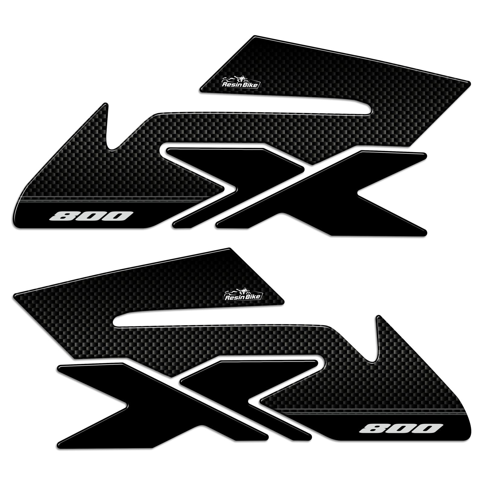 Resin Bike 3D Motorcycle Stickers - Tank Sides | Honda VFR 800 X Crossrunner 2015>2016 RB-1000447600008 - Pyramid Motorcycle Accessories