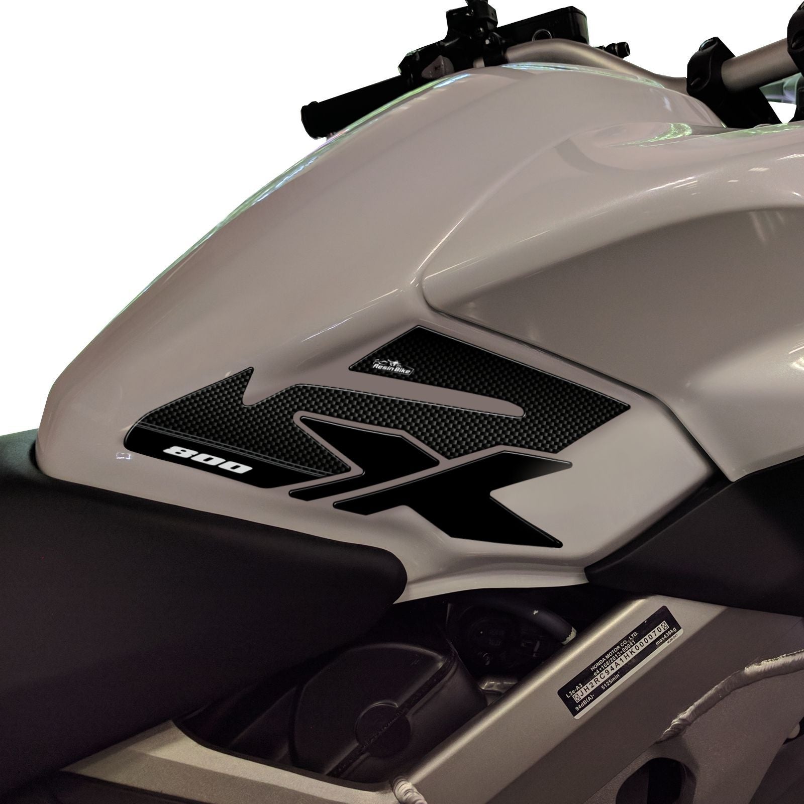 Resin Bike 3D Motorcycle Stickers - Tank Sides | Honda VFR 800 X Crossrunner 2015>2016 RB-1000447600008 - Pyramid Motorcycle Accessories
