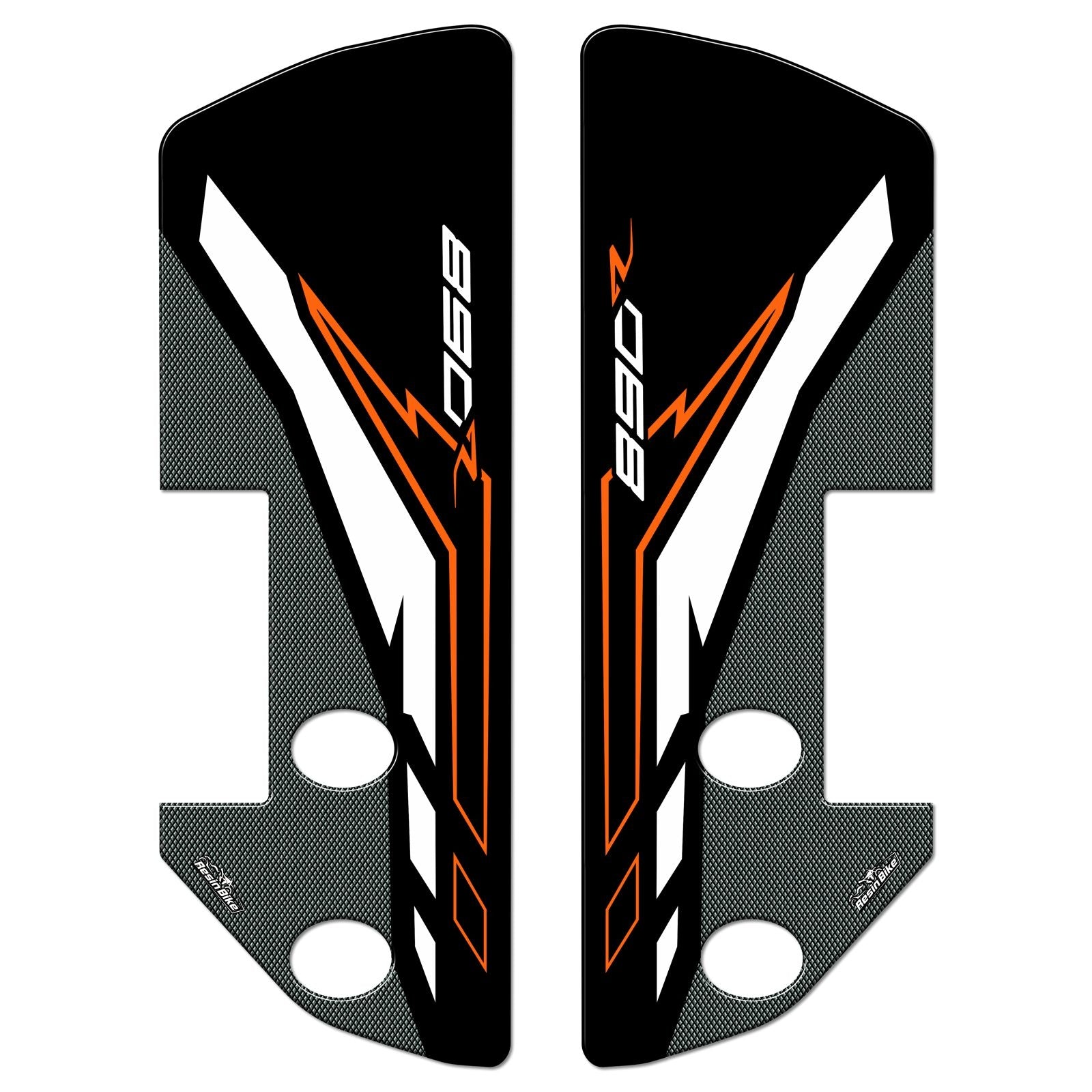 Resin Bike 3D Motorcycle Stickers - Side Panels | KTM 890 Adventure R 2021>2022 - Pyramid Motorcycle Accessories