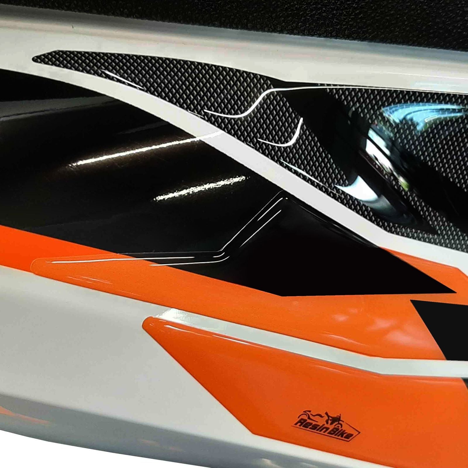 Resin Bike 3D Motorcycle Stickers - Tank Sides | KTM 890 Adventure R 2021>2025 - Pyramid Motorcycle Accessories