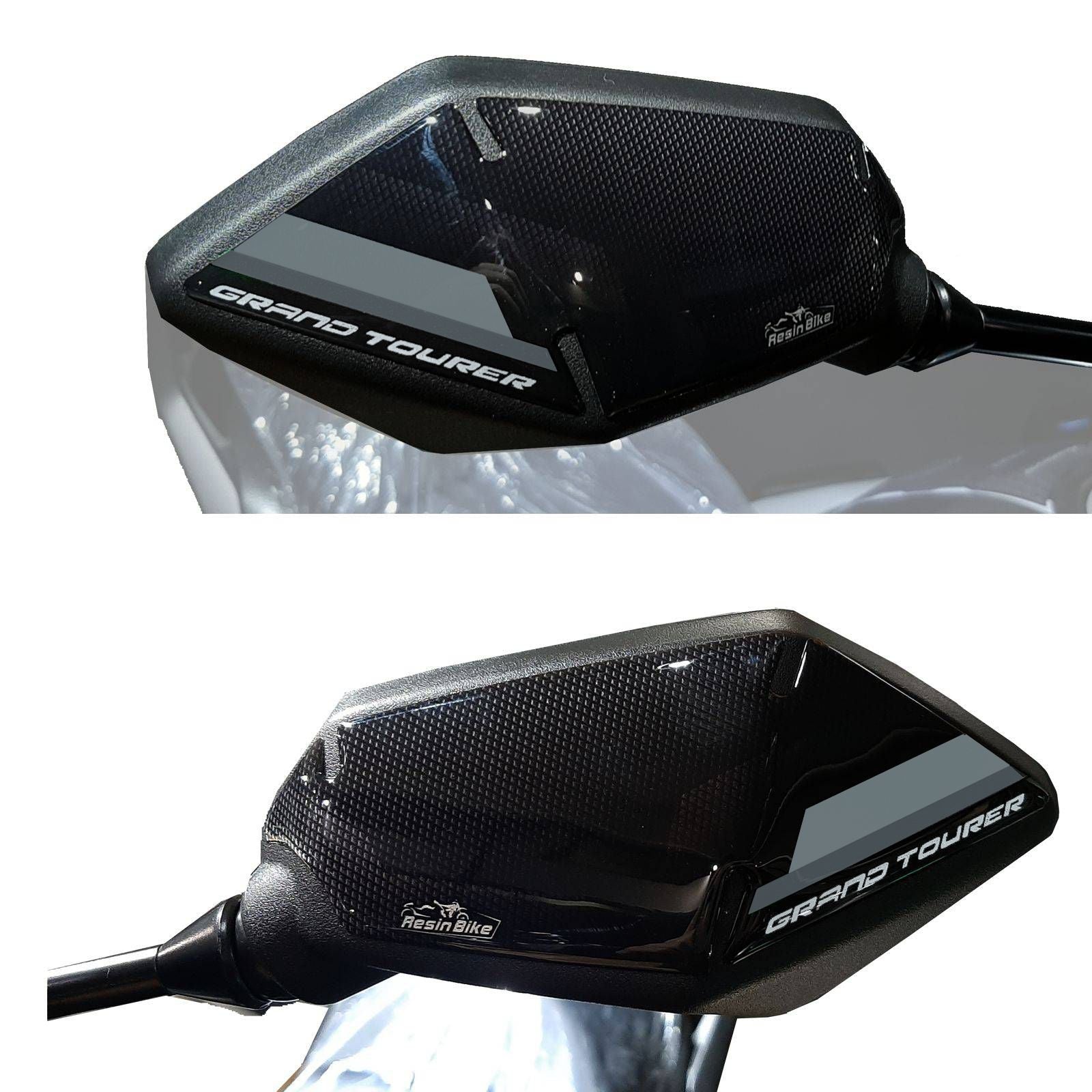 Resin Bike 3D Motorcycle Stickers - Mirrors | Kawasaki Versys 1000 2017>2024 - Pyramid Motorcycle Accessories