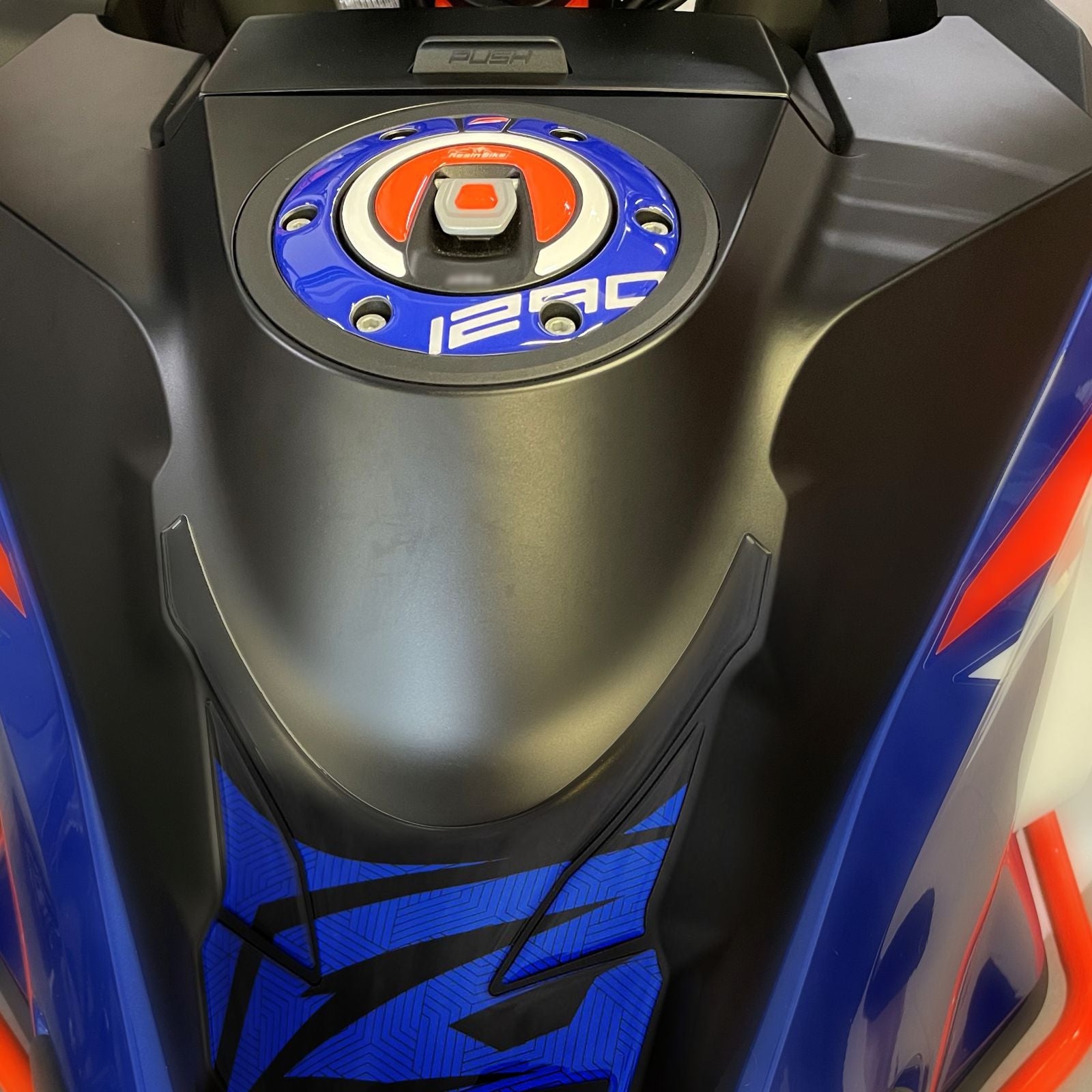 Resin Bike 3D Motorcycle Stickers - Fuel Cap | KTM 1290 Super Adventure R 2021>Current - Pyramid Motorcycle Accessories