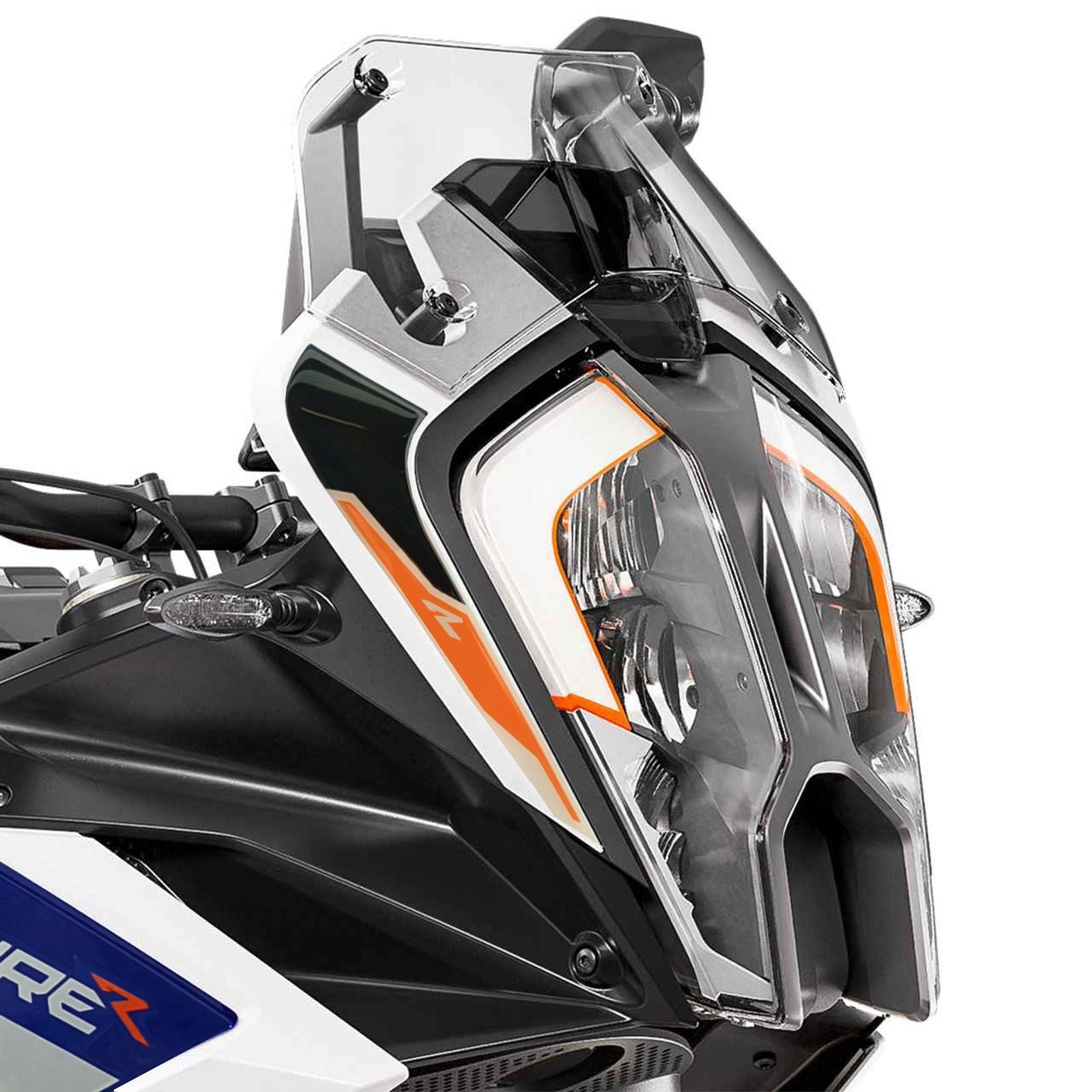 Resin Bike 3D Motorcycle Stickers - Front Fender | KTM 1290 Super Adventure R 2021>Current RB-1000448400003 - Pyramid Motorcycle Accessories