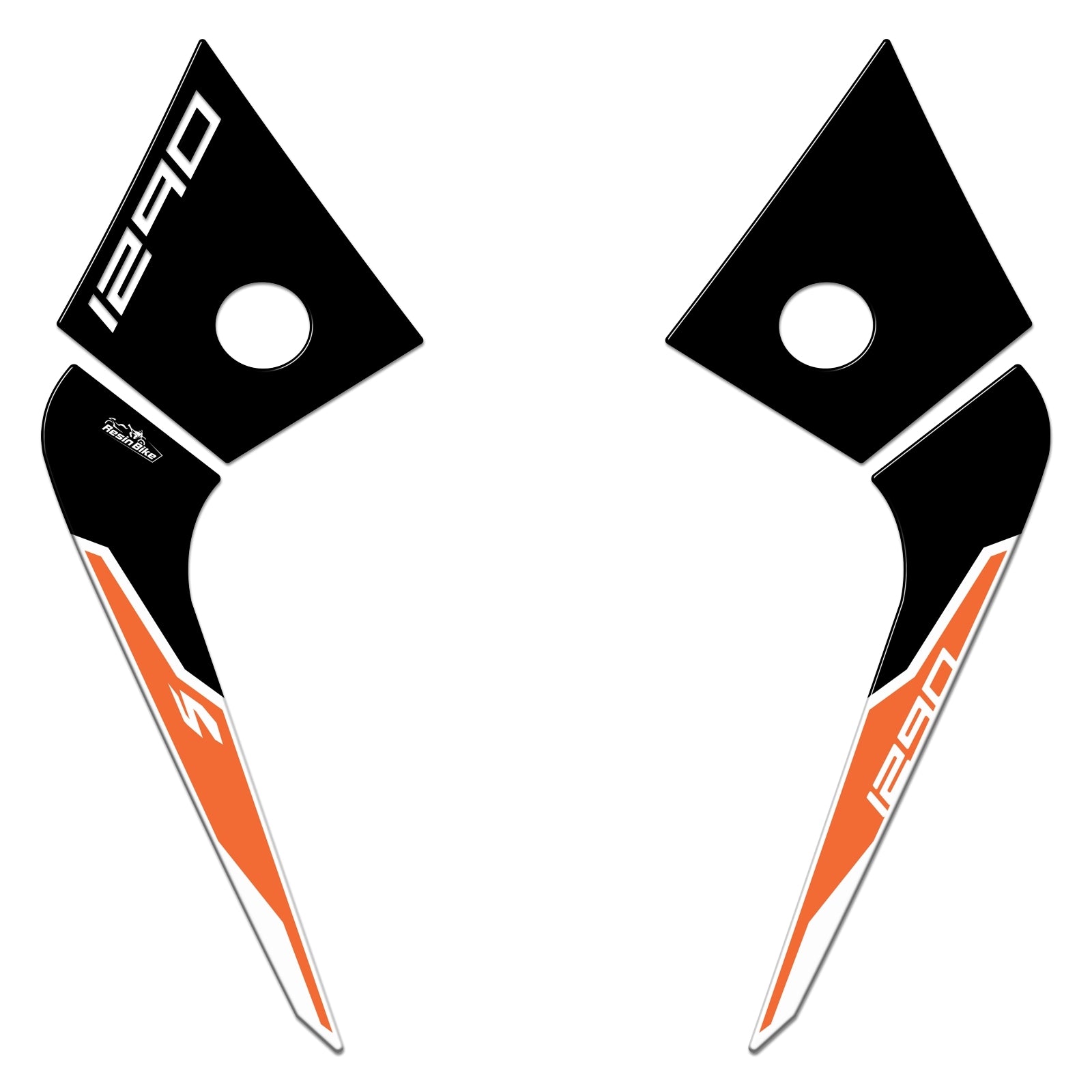 Resin Bike 3D Motorcycle Stickers - Windshield | KTM 1290 Super Adventure S 2021>2023 - Pyramid Motorcycle Accessories