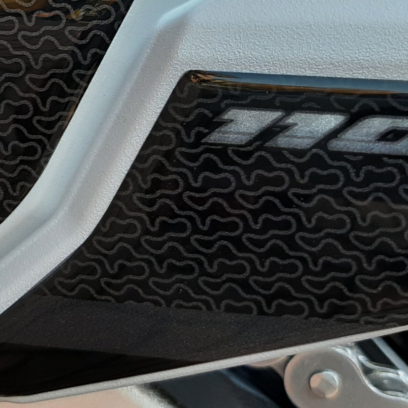 Resin Bike 3D Motorcycle Stickers - Heel Pads | Honda CRF 1100 L Africa Twin Adventure Sports 2021>2025 - Pyramid Motorcycle Accessories
