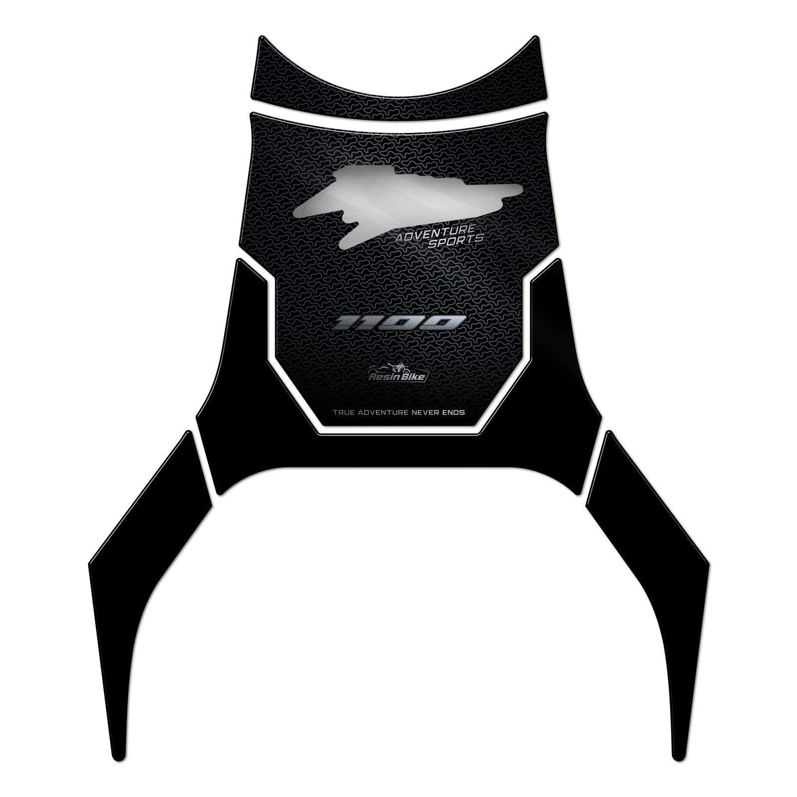 Resin Bike 3D Motorcycle Stickers - Tank Pad | Honda CRF 1100 L Africa Twin Adventure Sports 2020>2021 - Pyramid Motorcycle Accessories