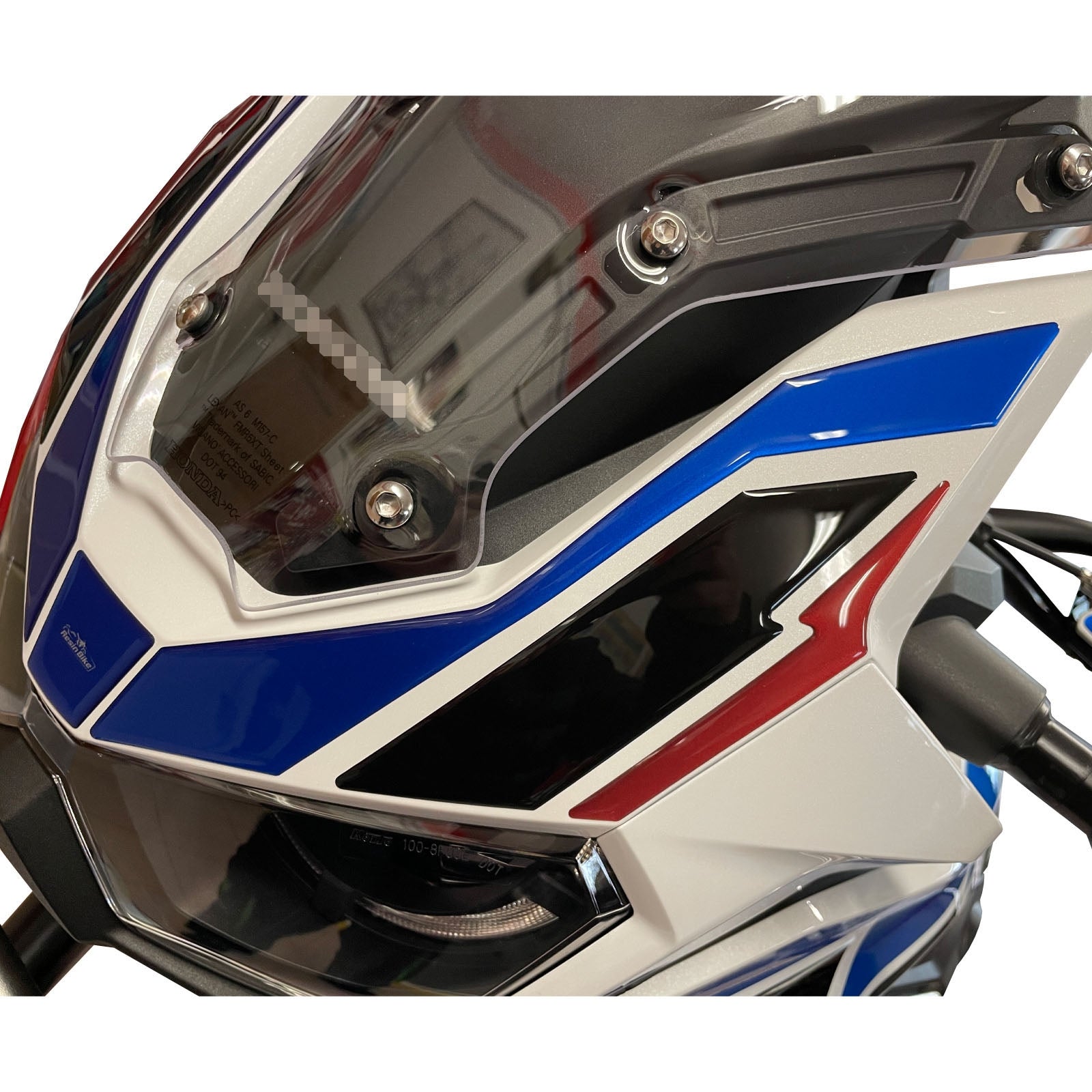 Resin Bike 3D Motorcycle Stickers - Frontal Area | Honda CRF 1100 L Africa Twin 2023>Current - Pyramid Motorcycle Accessories