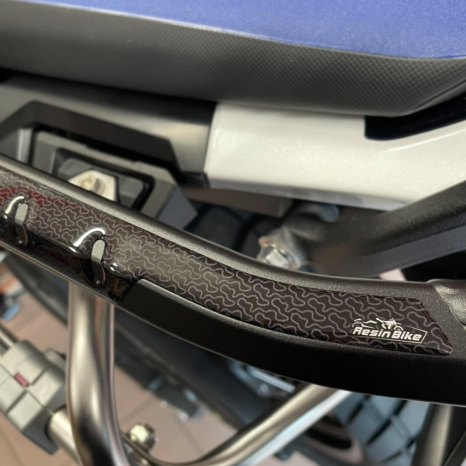 Resin Bike 3D Motorcycle Stickers - Passenger Handles | Honda CRF 1100 L Africa Twin 2022>2023 - Pyramid Motorcycle Accessories