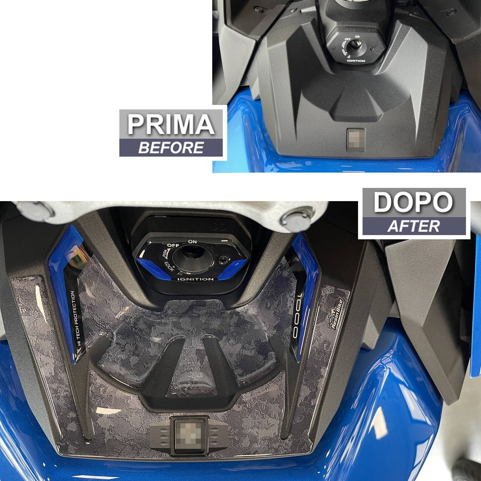 Resin Bike 3D Motorcycle Stickers - Key Area | Suzuki GSX-S1000 2021>2026 - Pyramid Motorcycle Accessories