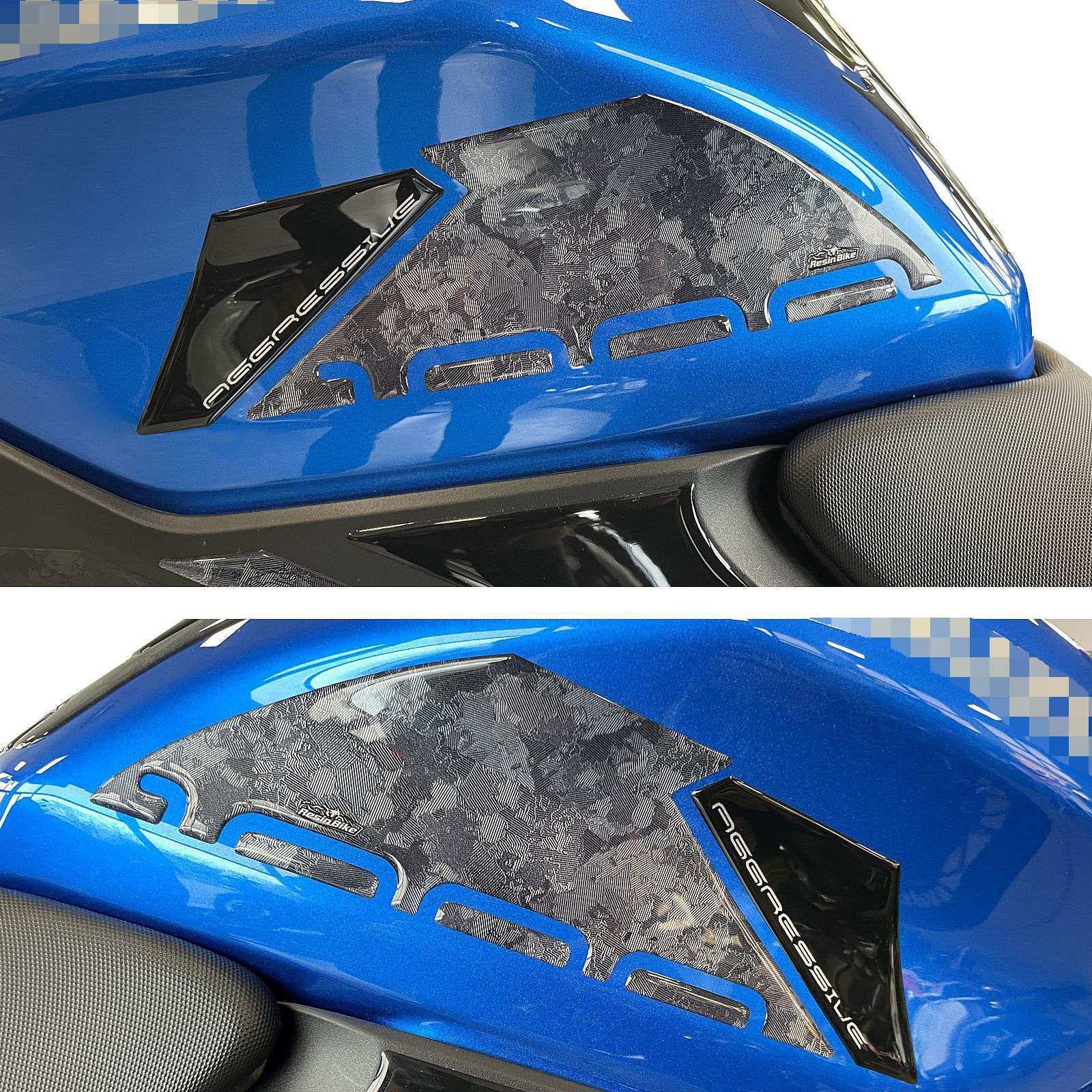 Resin Bike 3D Motorcycle Stickers - Tank Sides | Suzuki GSX-S1000 2021>2025 - Pyramid Motorcycle Accessories