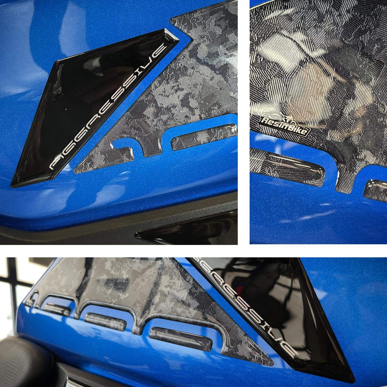 Resin Bike 3D Motorcycle Stickers - Tank Sides | Suzuki GSX-S1000 2021>2025 - Pyramid Motorcycle Accessories