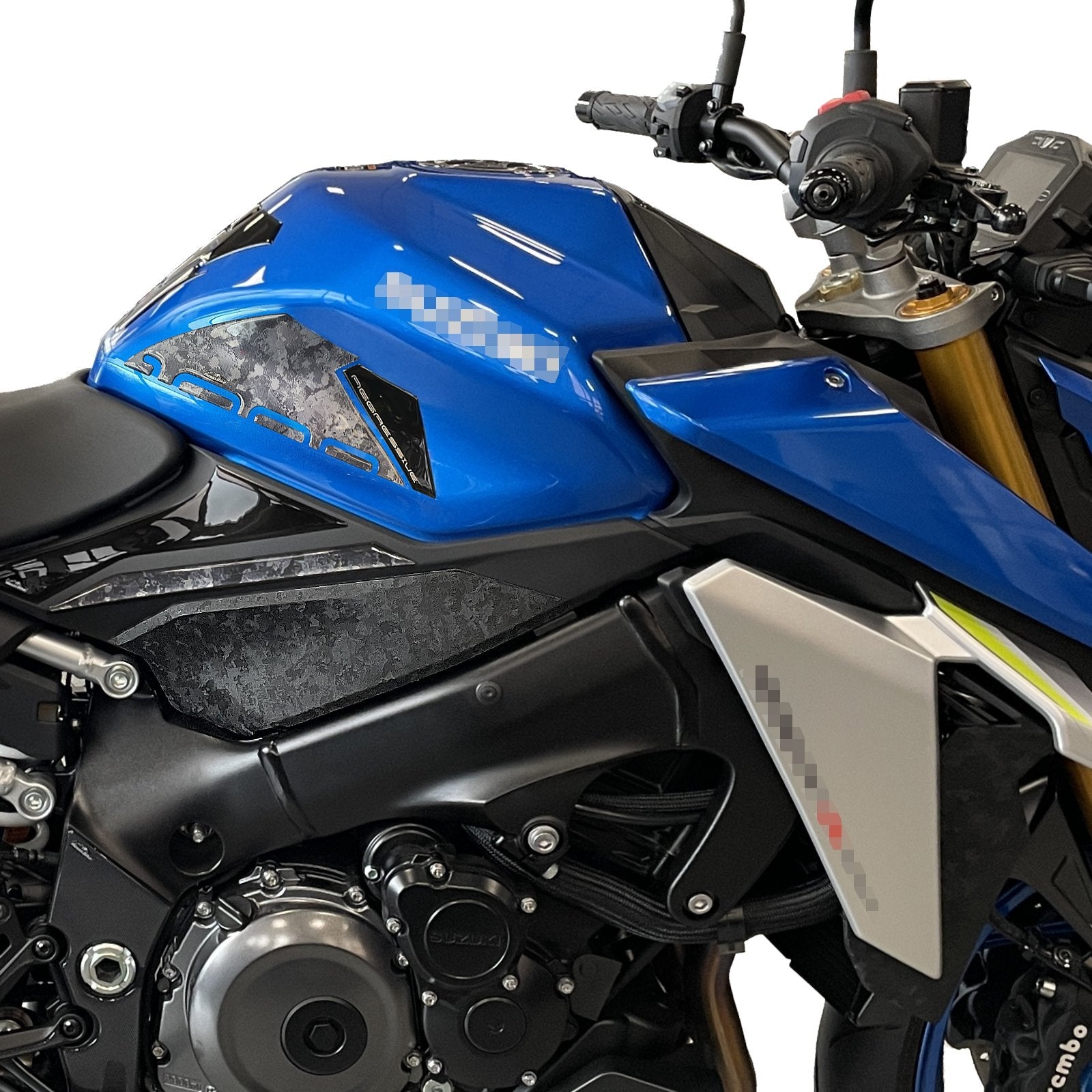 Resin Bike 3D Motorcycle Stickers - Tank Sides | Suzuki GSX-S1000 2021>2025 - Pyramid Motorcycle Accessories