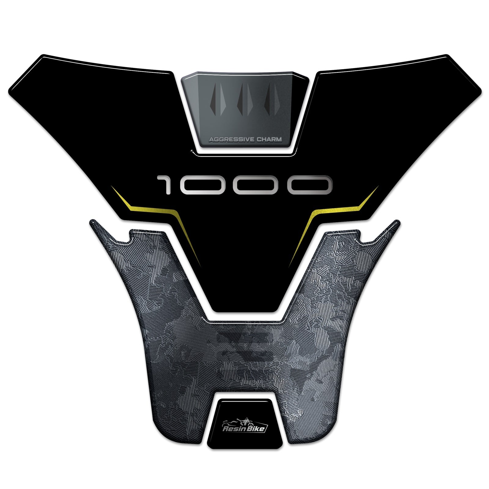 Resin Bike 3D Motorcycle Stickers - Tank Pad | Suzuki GSX-S1000 2021>2025 - Pyramid Motorcycle Accessories
