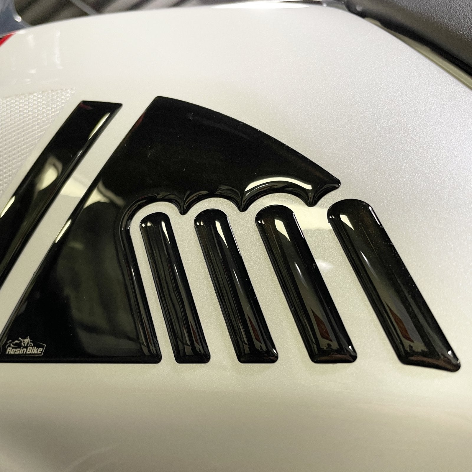 Resin Bike 3D Motorcycle Stickers - Tank Sides | Moto Guzzi V85 TT 2021>2022 - Pyramid Motorcycle Accessories