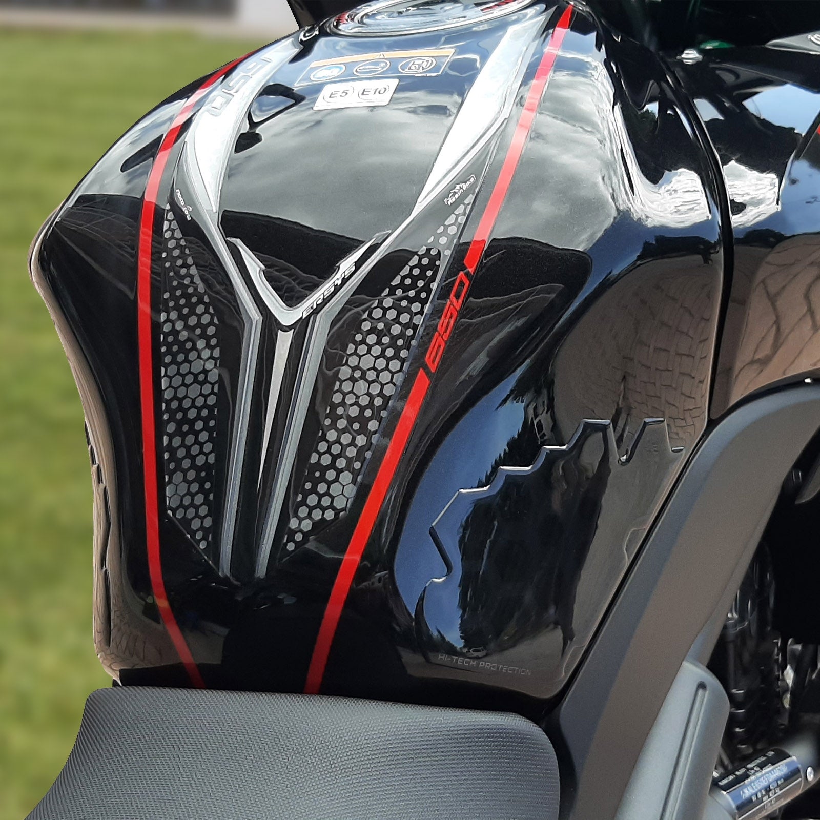 Resin Bike 3D Motorcycle Stickers - Tank Pad | Kawasaki Versys 650 2017>2021 RB-1000158000005 - Pyramid Motorcycle Accessories