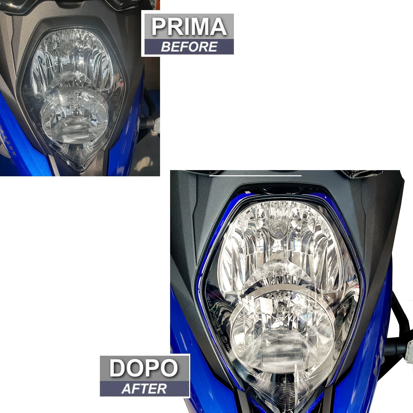 Resin Bike 3D Motorcycle Stickers - Headlight | Suzuki V-Strom 650XT 2017>2023 RB-1000148300009 - Pyramid Motorcycle Accessories