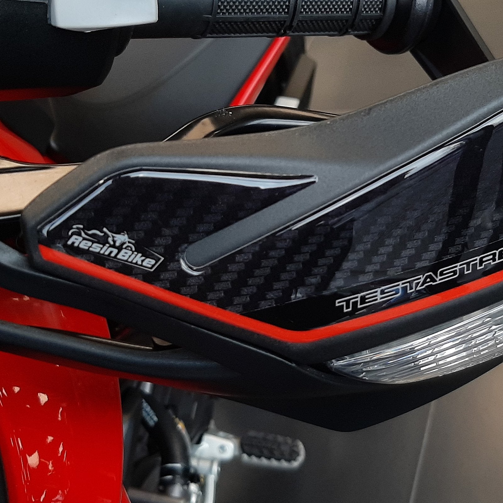 Resin Bike 3D Motorcycle Stickers - Handguards | Ducati Multistrada V2/V2S 2022>2024 - Pyramid Motorcycle Accessories