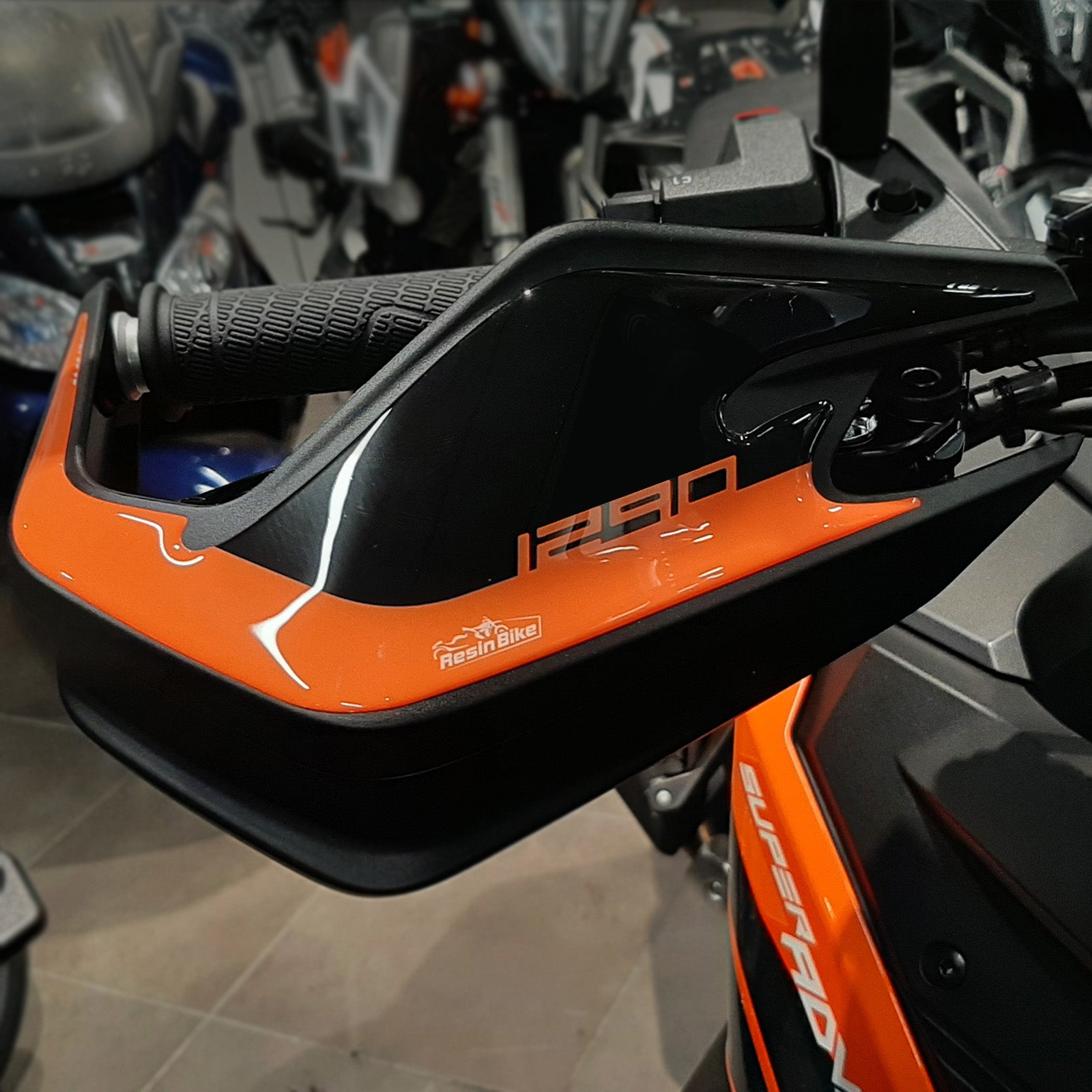 Resin Bike 3D Motorcycle Stickers - Handguards | KTM 1290 Super Adventure S 2021>2025 - Pyramid Motorcycle Accessories
